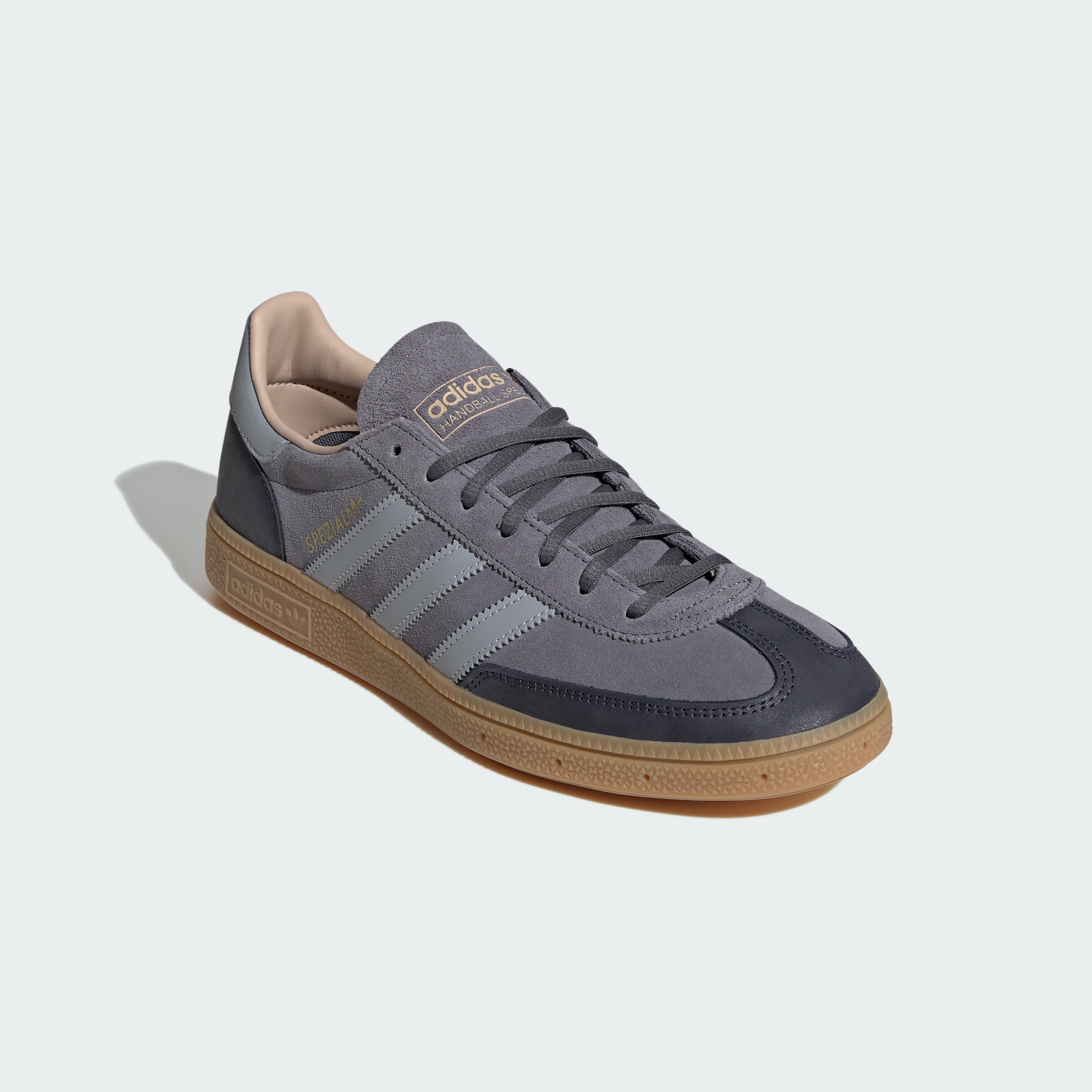 adidas HANDBALL SPEZIAL SHOES - Onix / Halo Silver / Gum - View 5