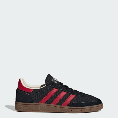 adidas HANDBALL SPEZIAL SHOES - Core Black / Team Victory Red / Gum - View 1