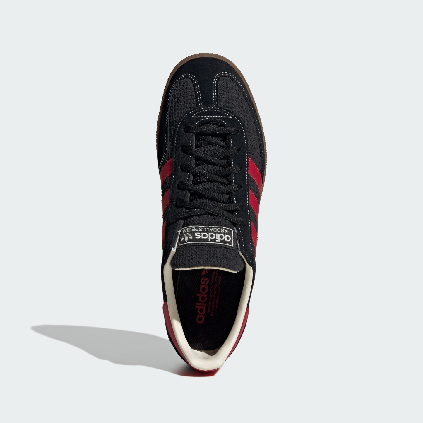 adidas HANDBALL SPEZIAL SHOES - Core Black / Team Victory Red / Gum - View 4