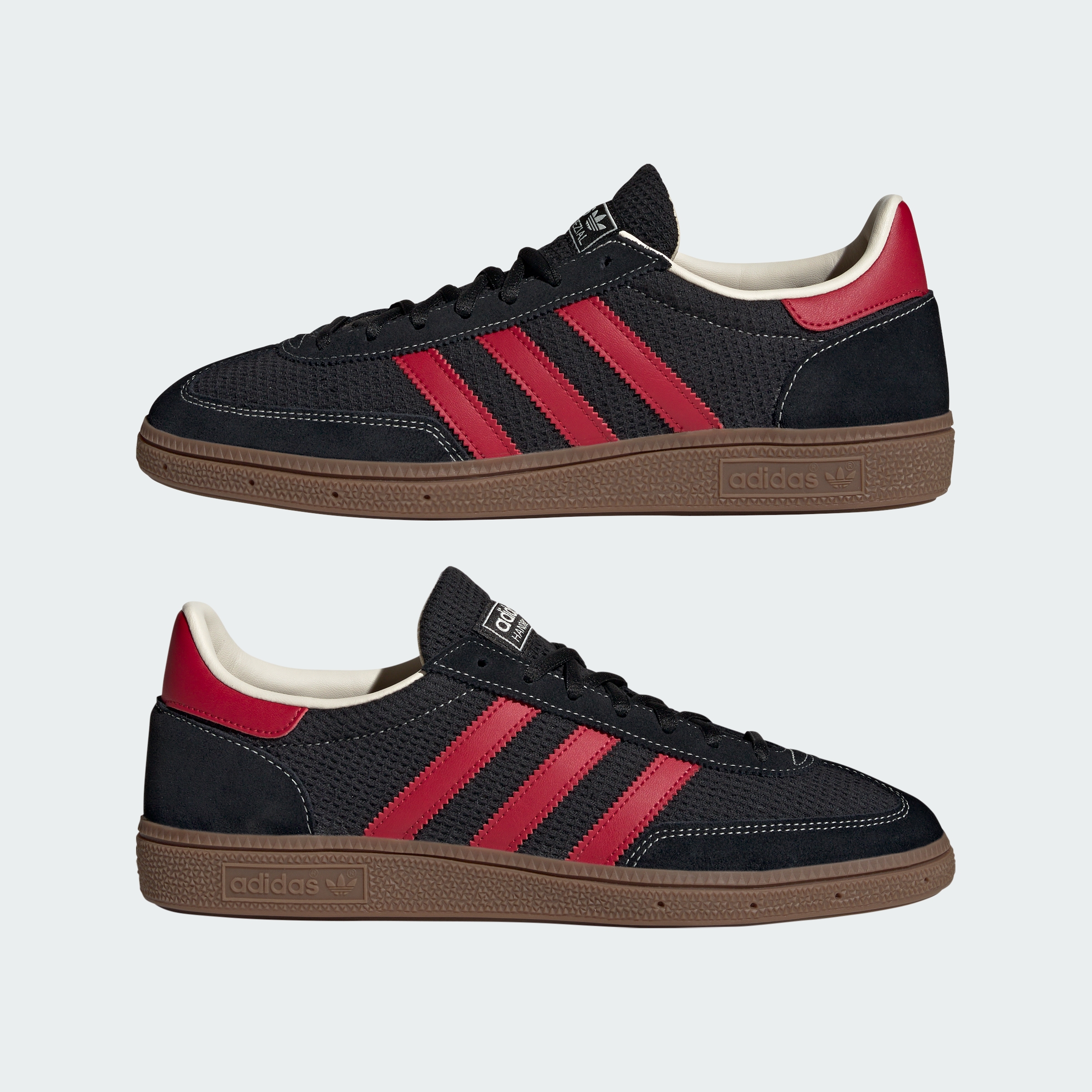adidas HANDBALL SPEZIAL SHOES - Core Black / Team Victory Red / Gum - View 9