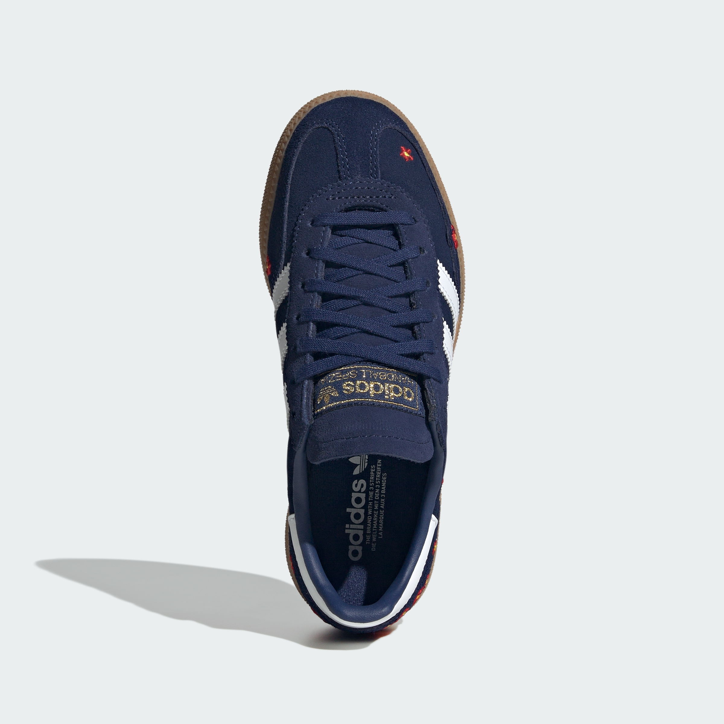 adidas HANDBALL SPEZIAL SHOES - Dark Blue / Cloud White / Gum - View 2