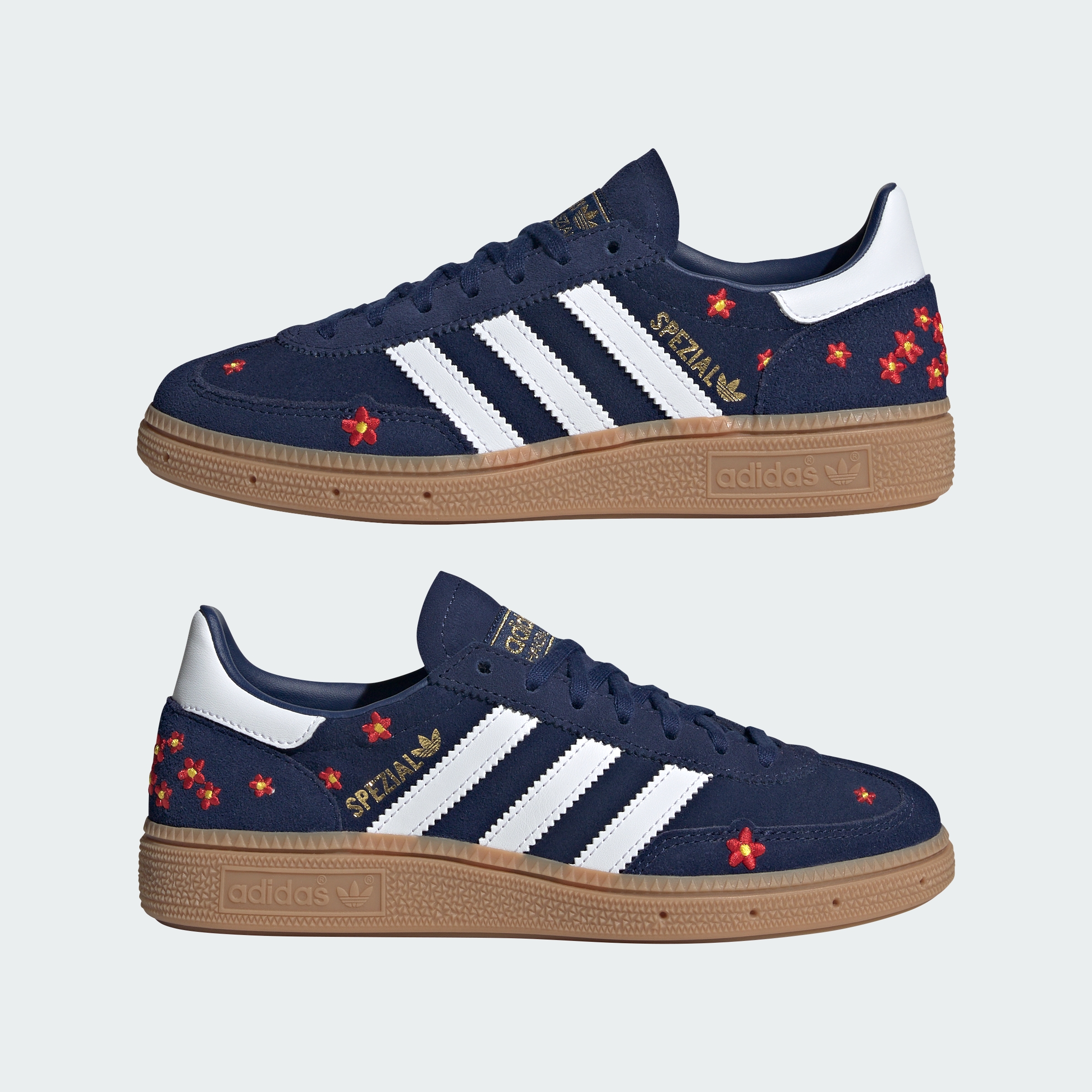 adidas HANDBALL SPEZIAL SHOES - Dark Blue / Cloud White / Gum - View 8