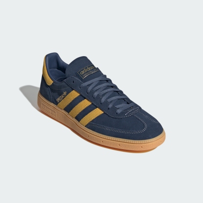 adidas HANDBALL SPEZIAL SHOES - Night Indigo / Bold Gold / Gum - View 5