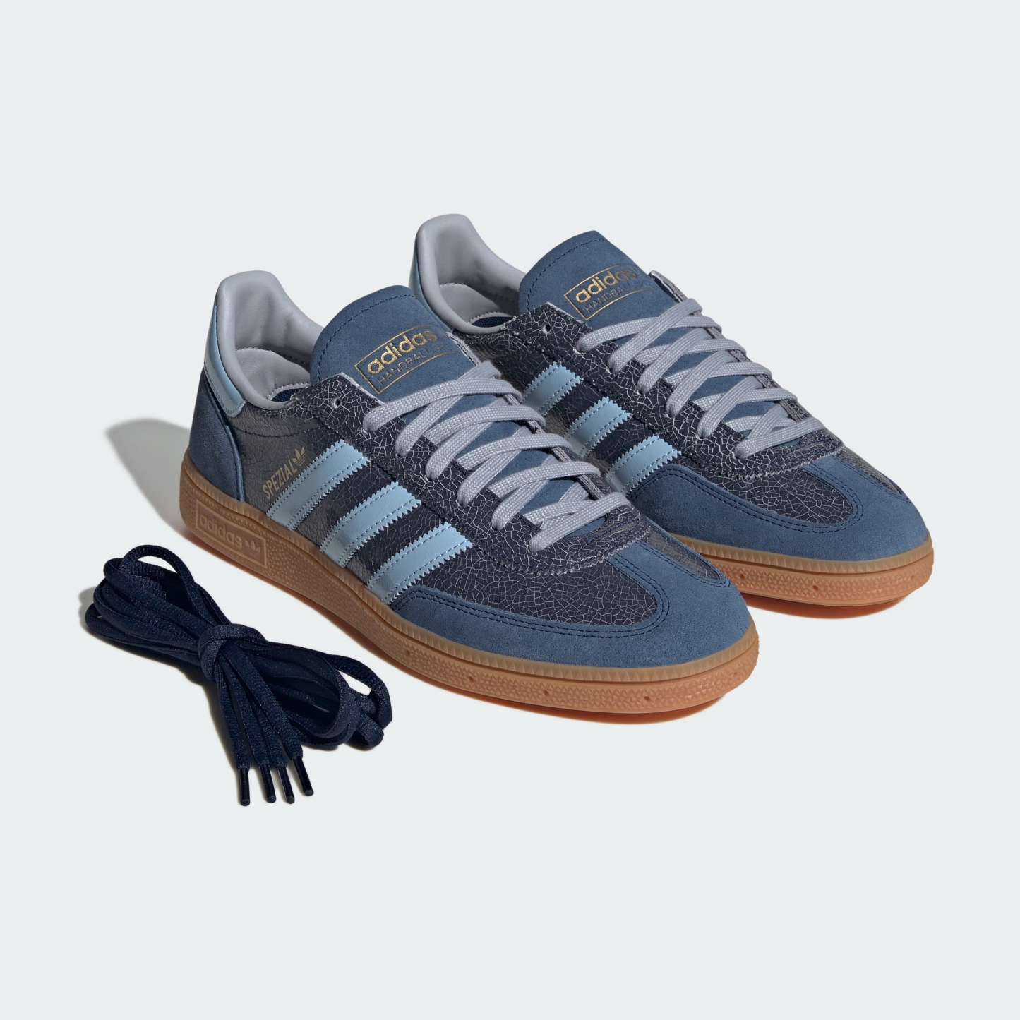 adidas HANDBALL SPEZIAL SHOES - Night Indigo / Clear Sky / Gum - View 2