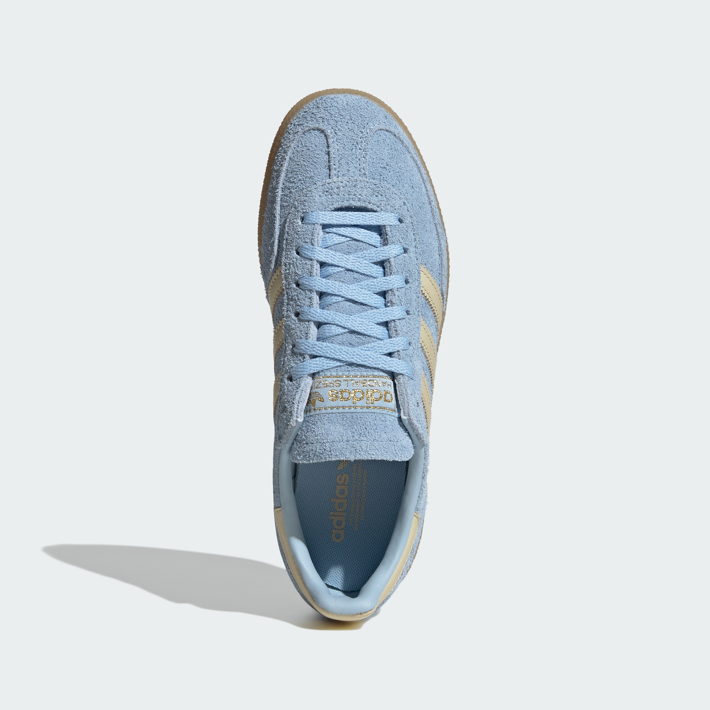 adidas HANDBALL SPEZIAL SHOES - Clear Sky / Warm Vanilla / Gold Metallic - View 2