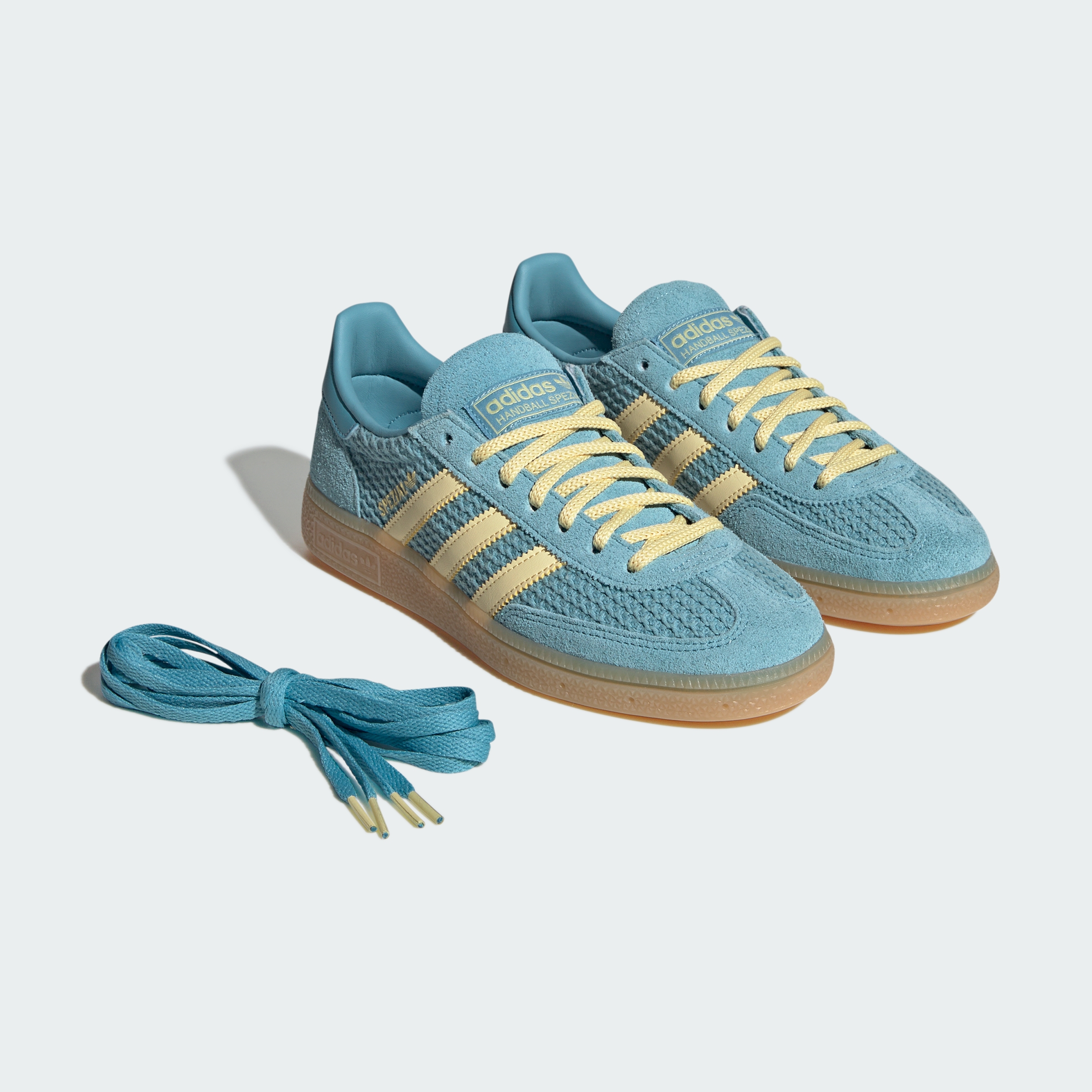 adidas HANDBALL SPEZIAL SHOES - Preloved Blue / Almost Yellow / Gum - View 2