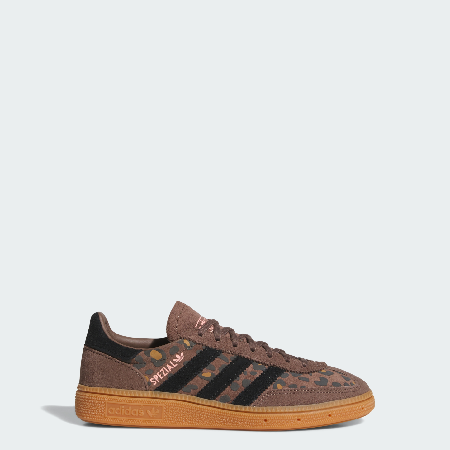 adidas HANDBALL SPEZIAL SHOES - Earth Strata / Core Black / Glow Pink - View 1