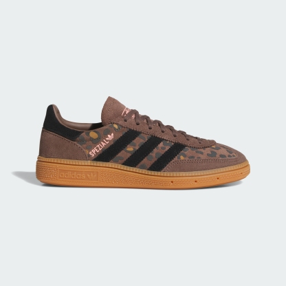 adidas HANDBALL SPEZIAL SHOES - Earth Strata / Core Black / Glow Pink - View 3