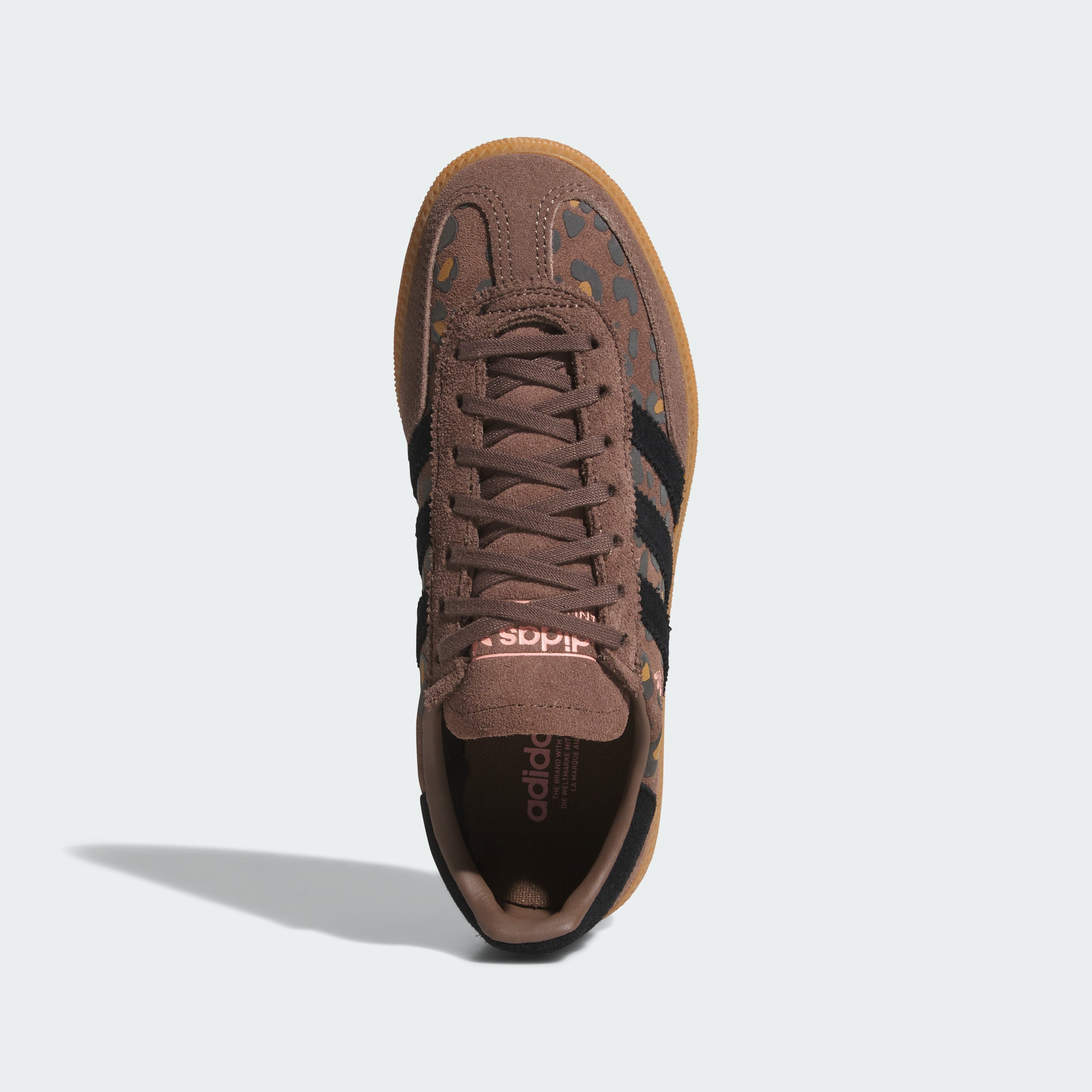 adidas HANDBALL SPEZIAL SHOES - Earth Strata / Core Black / Glow Pink - View 2