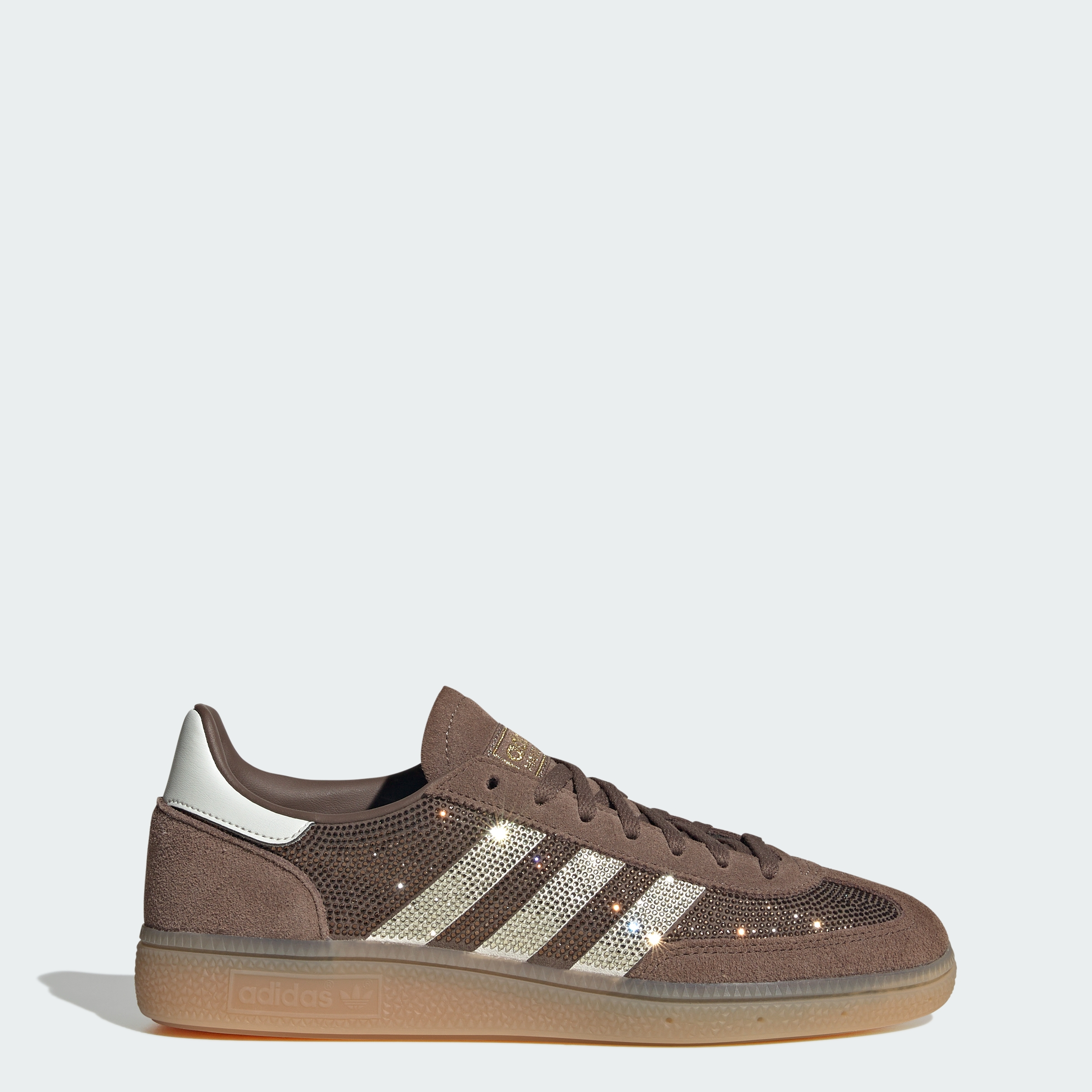 adidas HANDBALL SPEZIAL SHOES - Earth Strata / Off White / Gold Metallic - View 1