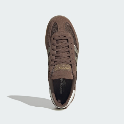 adidas HANDBALL SPEZIAL SHOES - Earth Strata / Off White / Gold Metallic - View 4