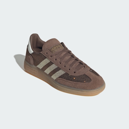 adidas HANDBALL SPEZIAL SHOES - Earth Strata / Off White / Gold Metallic - View 6