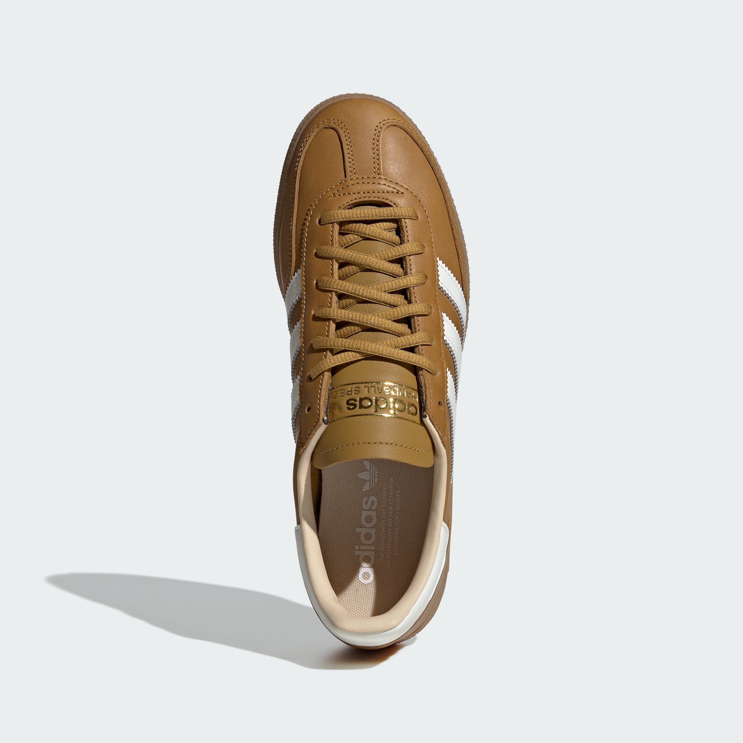 adidas HANDBALL SPEZIAL SHOES - Preloved Bronze / Core White / Gum - View 2