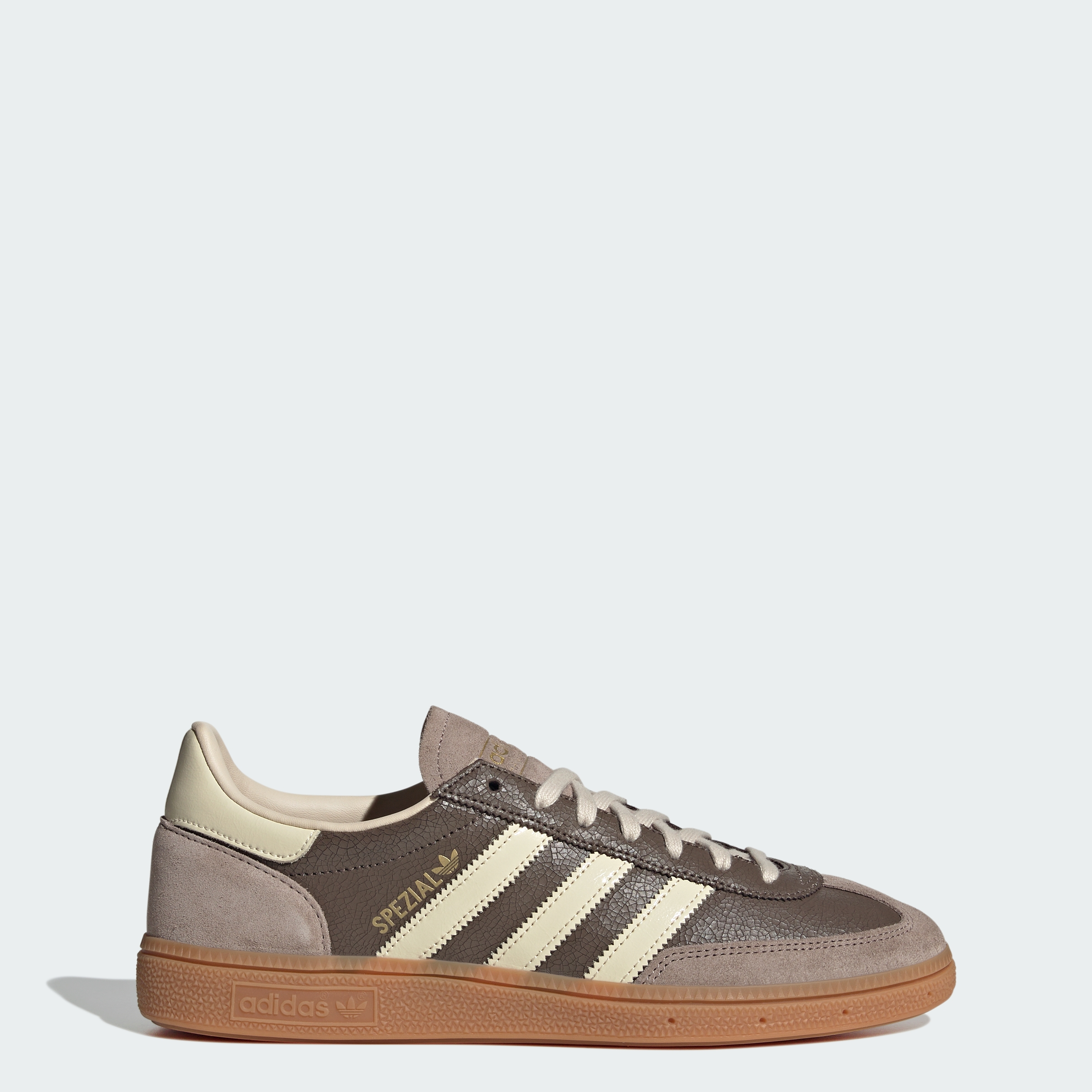 adidas HANDBALL SPEZIAL SHOES - Earth Strata / Warm Vanilla / Gum - View 1