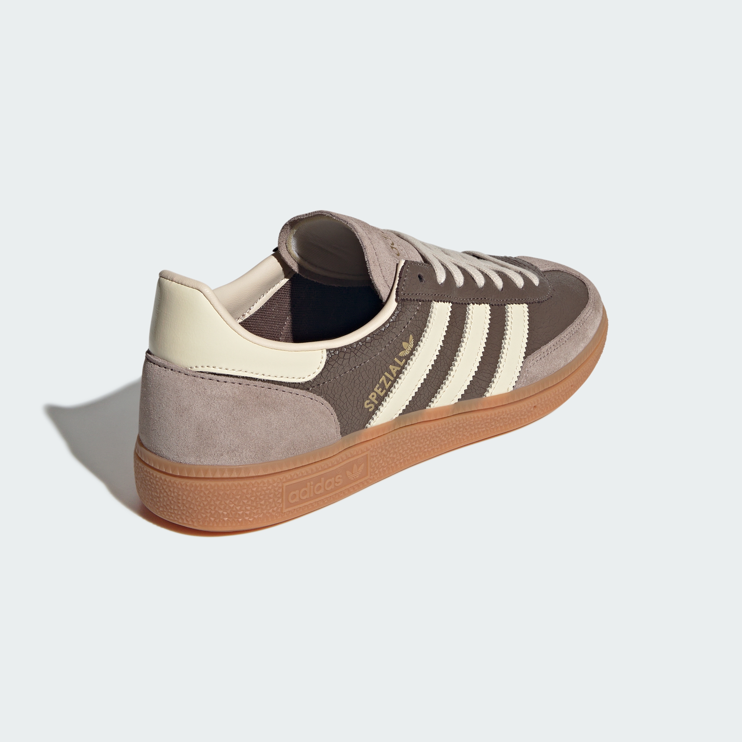adidas HANDBALL SPEZIAL SHOES - Earth Strata / Warm Vanilla / Gum - View 7
