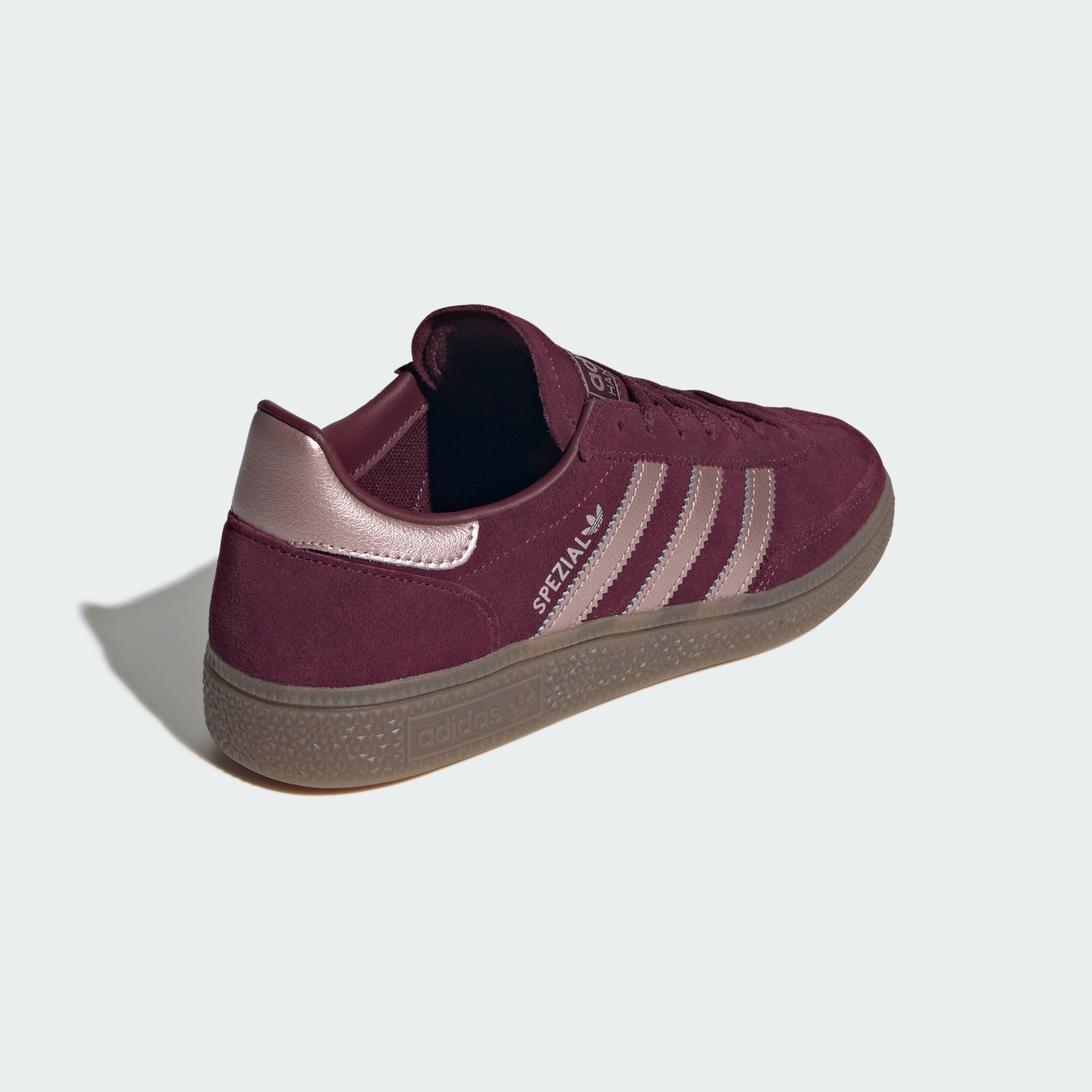 adidas HANDBALL SPEZIAL SHOES - Maroon / Grey / Gum - View 6