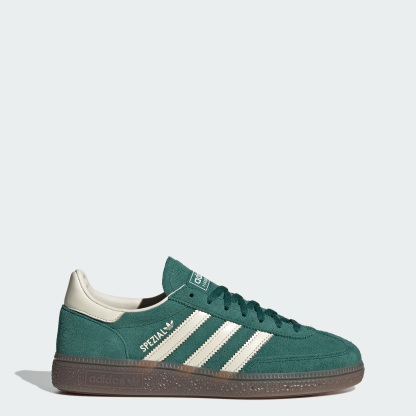 adidas HANDBALL SPEZIAL SHOES - Collegiate Green / Cream White / Gum - View 1
