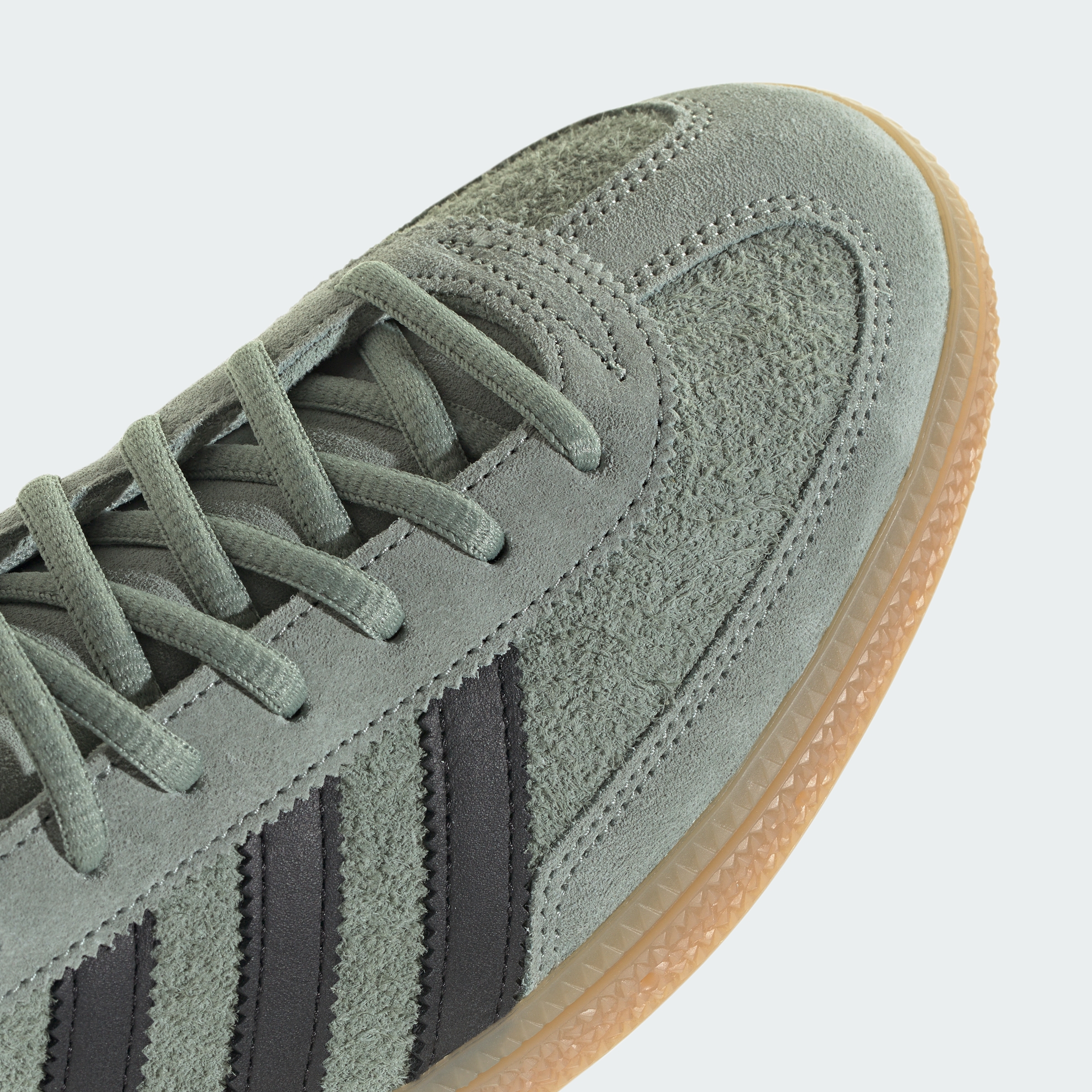 adidas HANDBALL SPEZIAL SHOES - Silver Green / Core Black / Gum - View 10