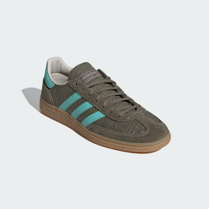 adidas HANDBALL SPEZIAL SHOES - Olive Strata / Acid Mint / Gum - View 6