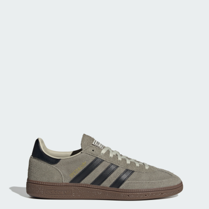 adidas HANDBALL SPEZIAL SHOES - Silver Pebble / Core Black / Gum - View 1