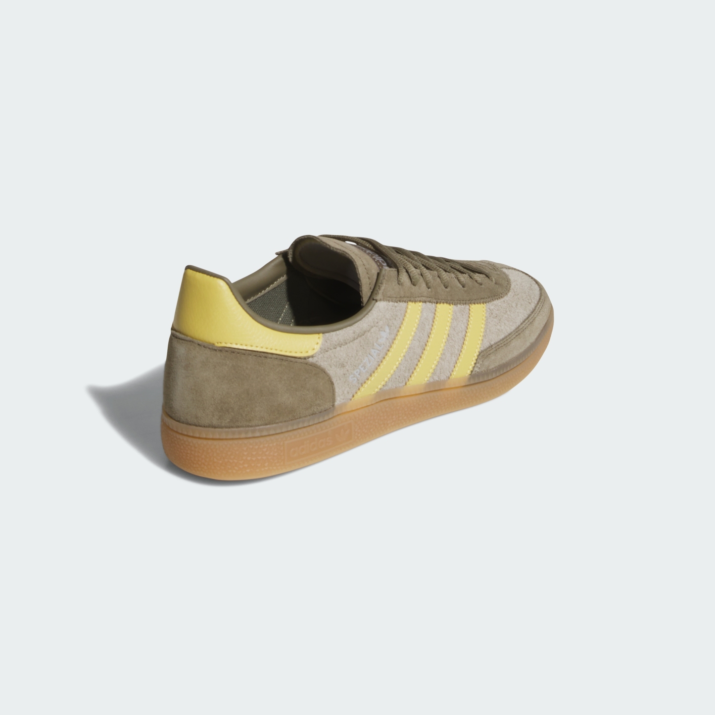 adidas HANDBALL SPEZIAL SHOES - Olive Strata / Pyrite / Gum - View 6
