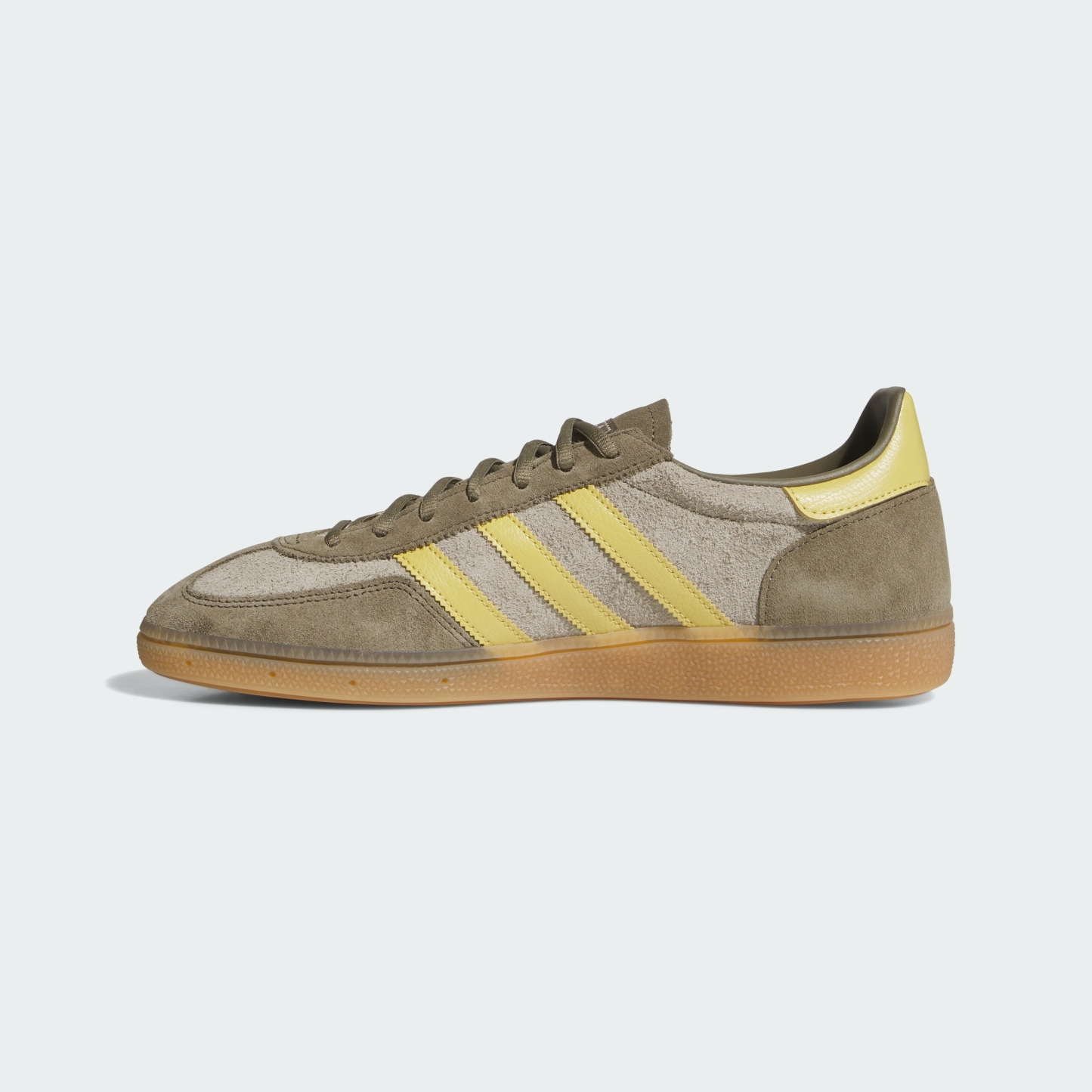 adidas HANDBALL SPEZIAL SHOES - Olive Strata / Pyrite / Gum - View 7
