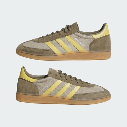 adidas HANDBALL SPEZIAL SHOES - Olive Strata / Pyrite / Gum - View 8