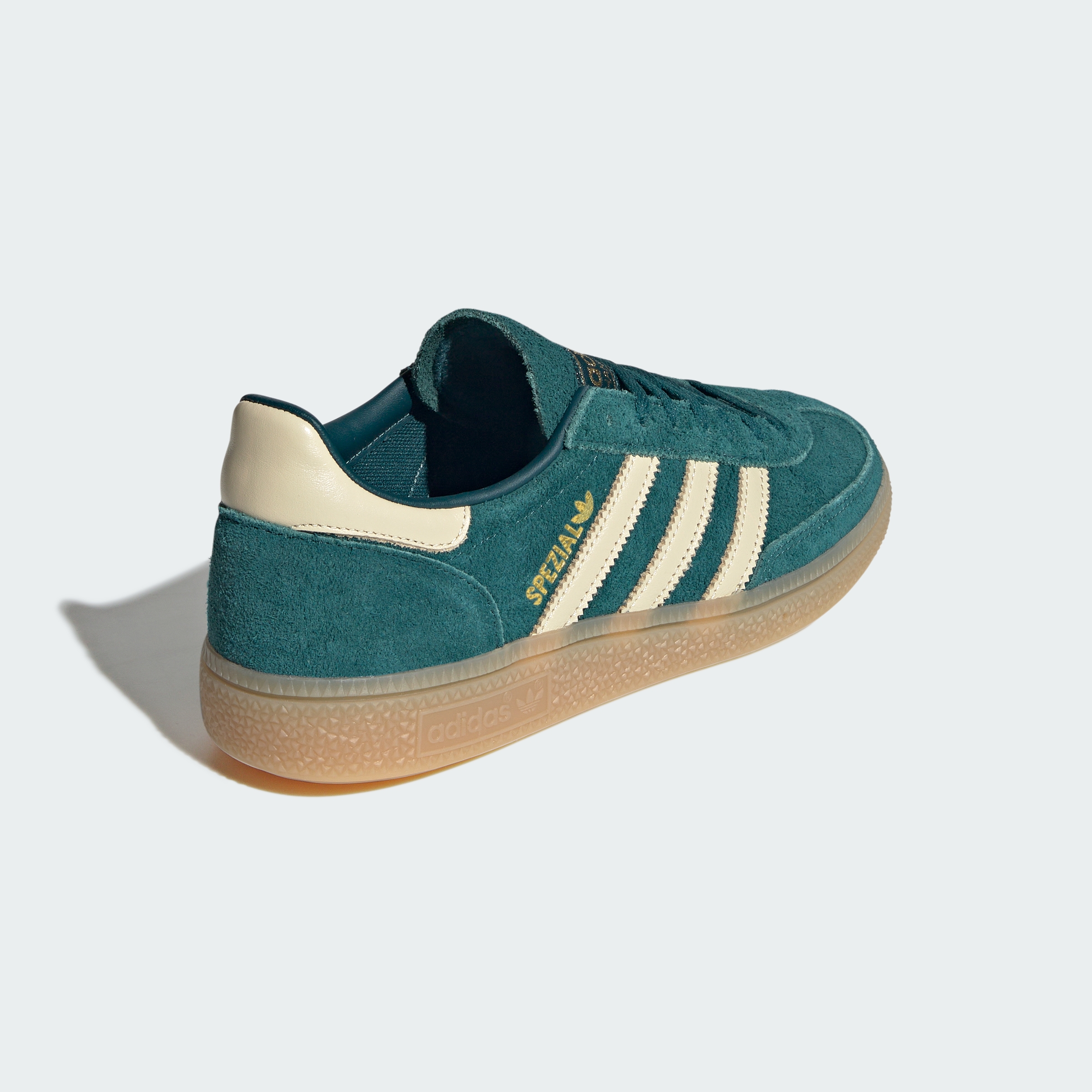 adidas HANDBALL SPEZIAL SHOES - Rich Green / Warm Vanilla / Gold Metallic - View 6