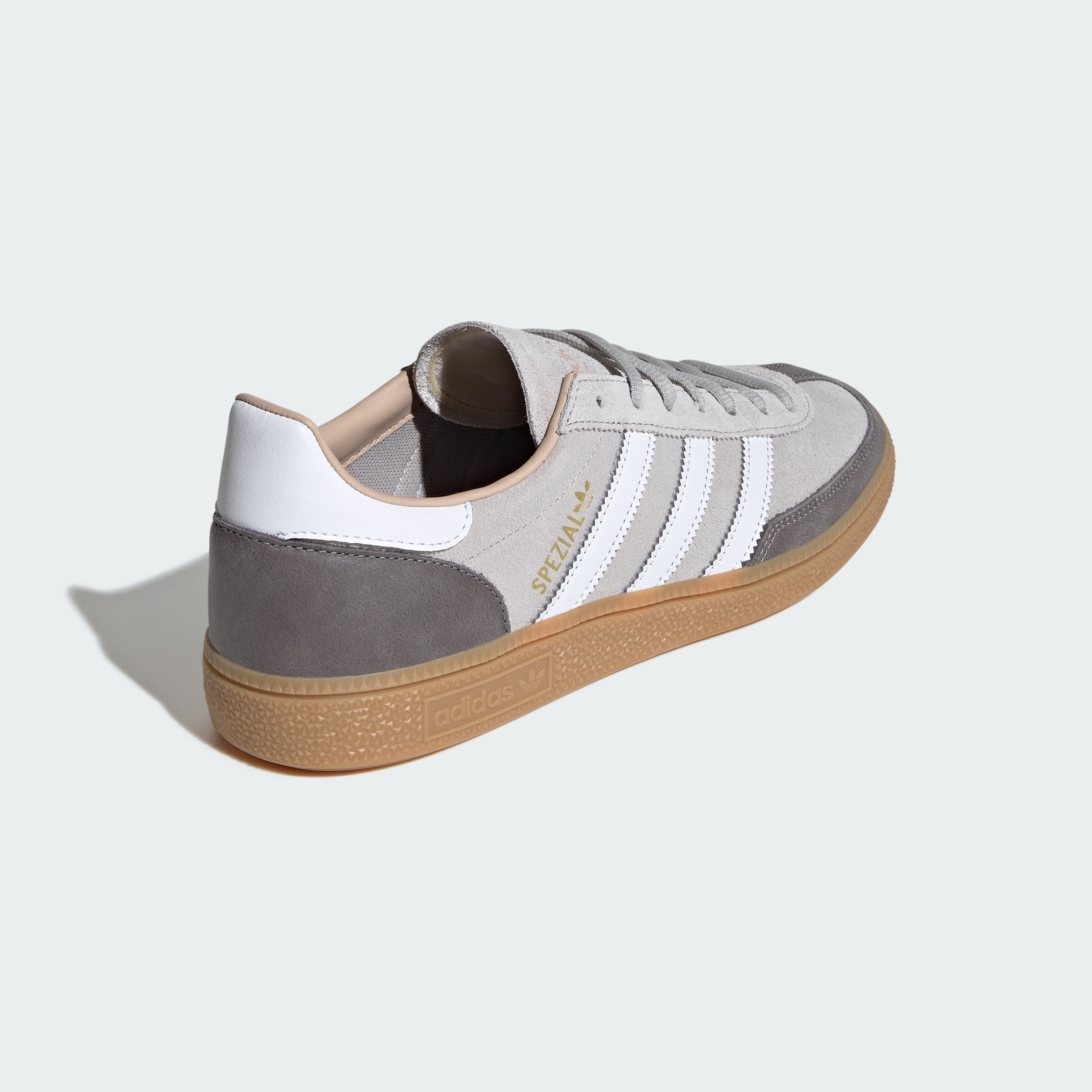 adidas HANDBALL SPEZIAL SHOES - Grey Two / Cloud White / Gum - View 6