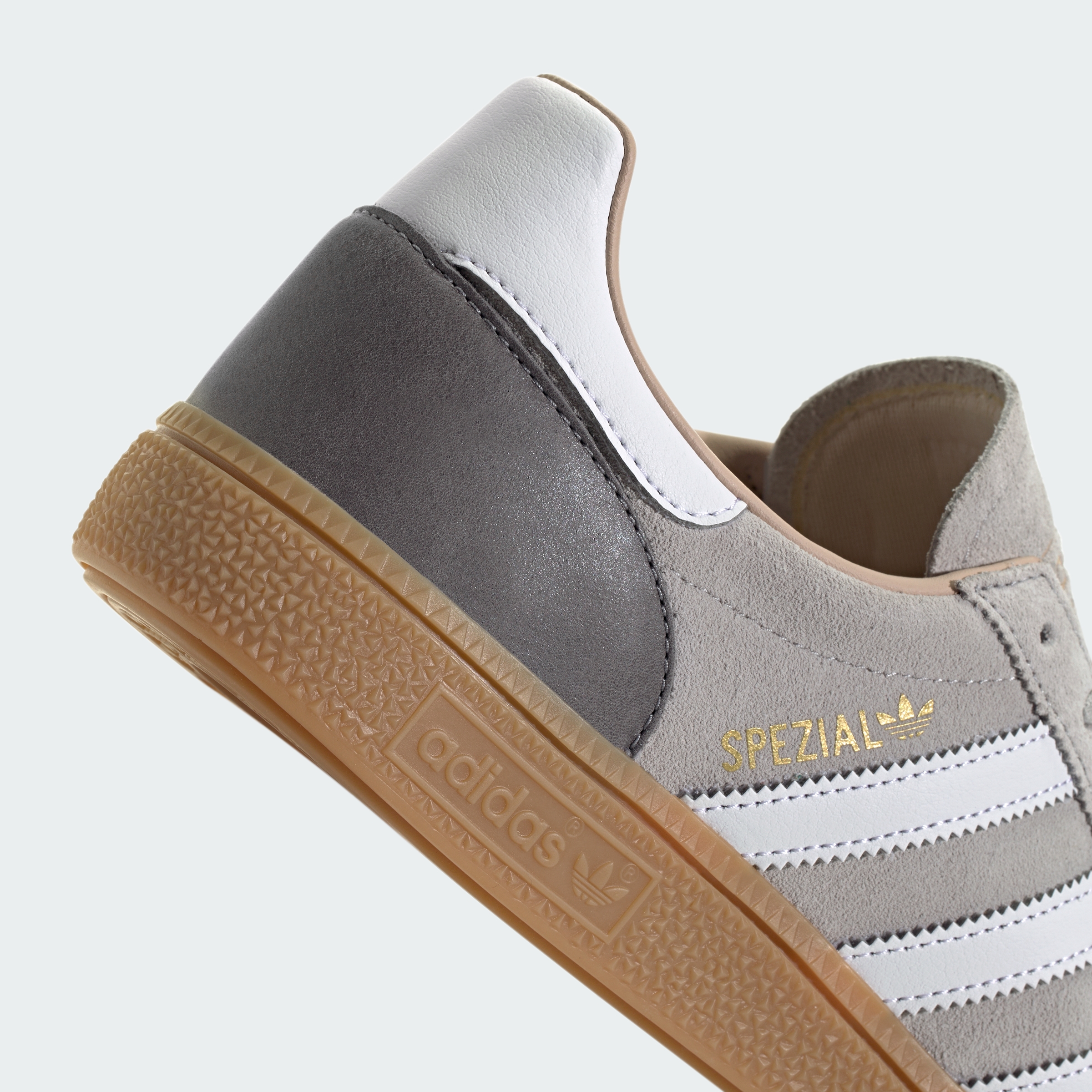 adidas HANDBALL SPEZIAL SHOES - Grey Two / Cloud White / Gum - View 8