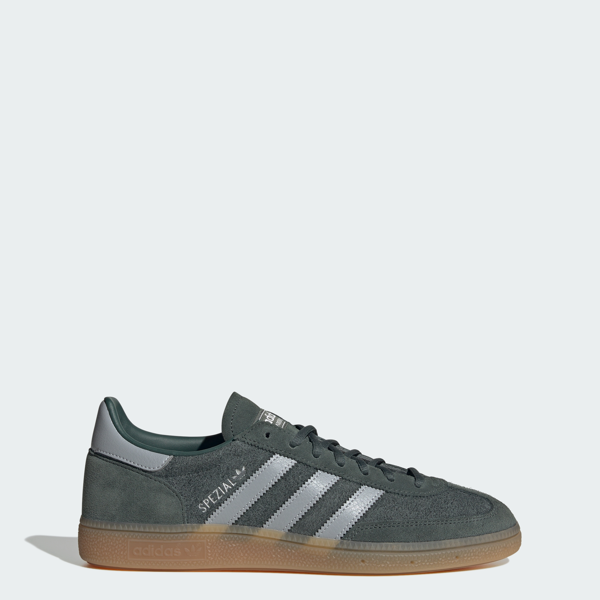 adidas HANDBALL SPEZIAL SHOES - Legend Ivy / Halo Silver / Gum - View 1