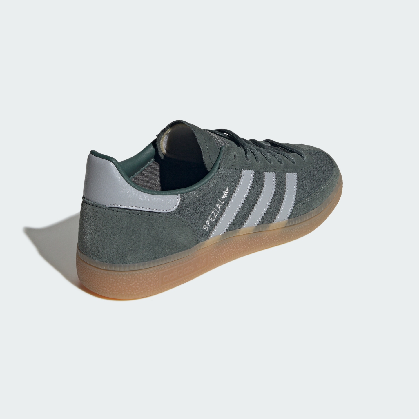 adidas HANDBALL SPEZIAL SHOES - Legend Ivy / Halo Silver / Gum - View 6