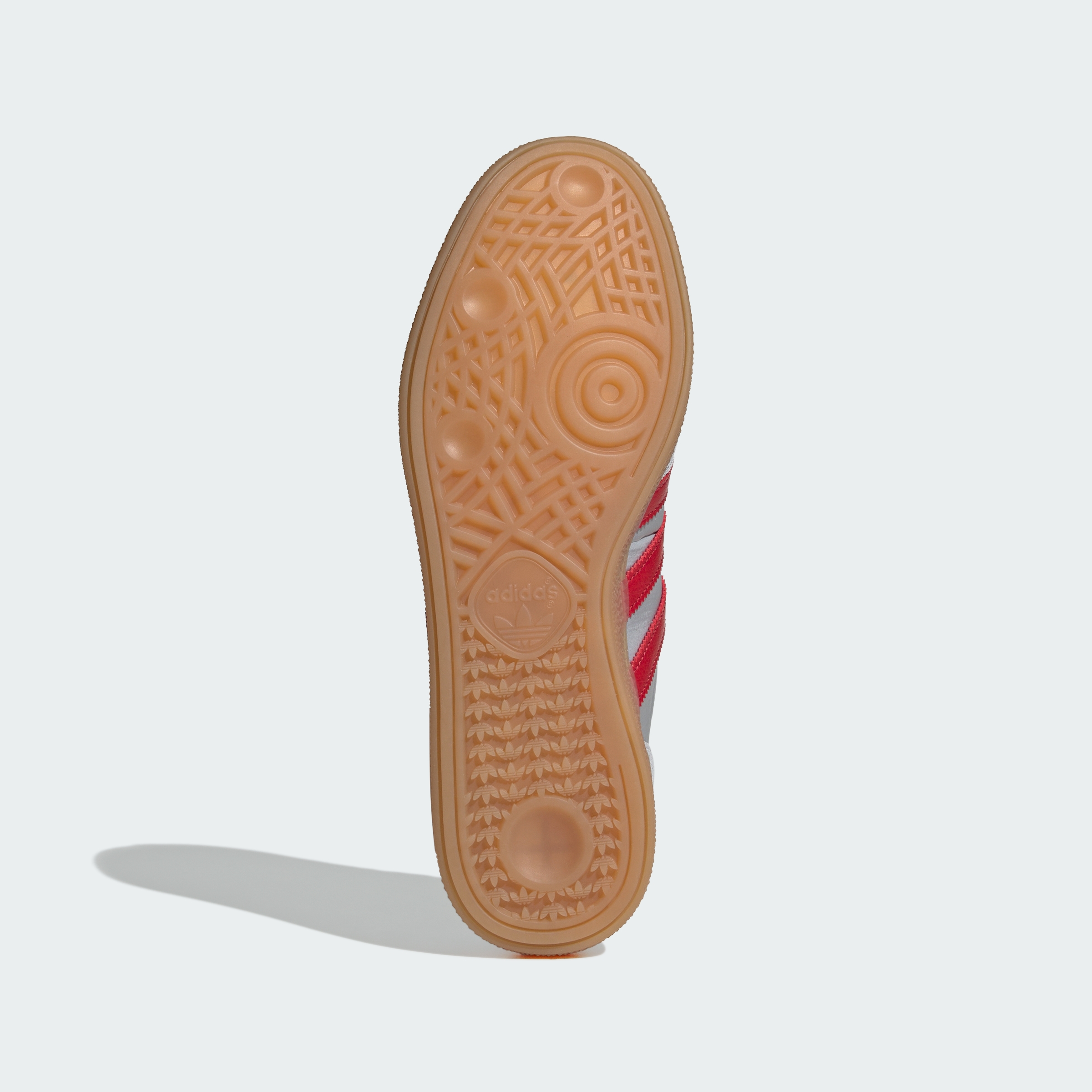 adidas HANDBALL SPEZIAL SHOES - Halo Silver / Team Victory Red / Gum - View 4