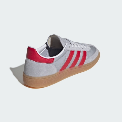adidas HANDBALL SPEZIAL SHOES - Halo Silver / Team Victory Red / Gum - View 6