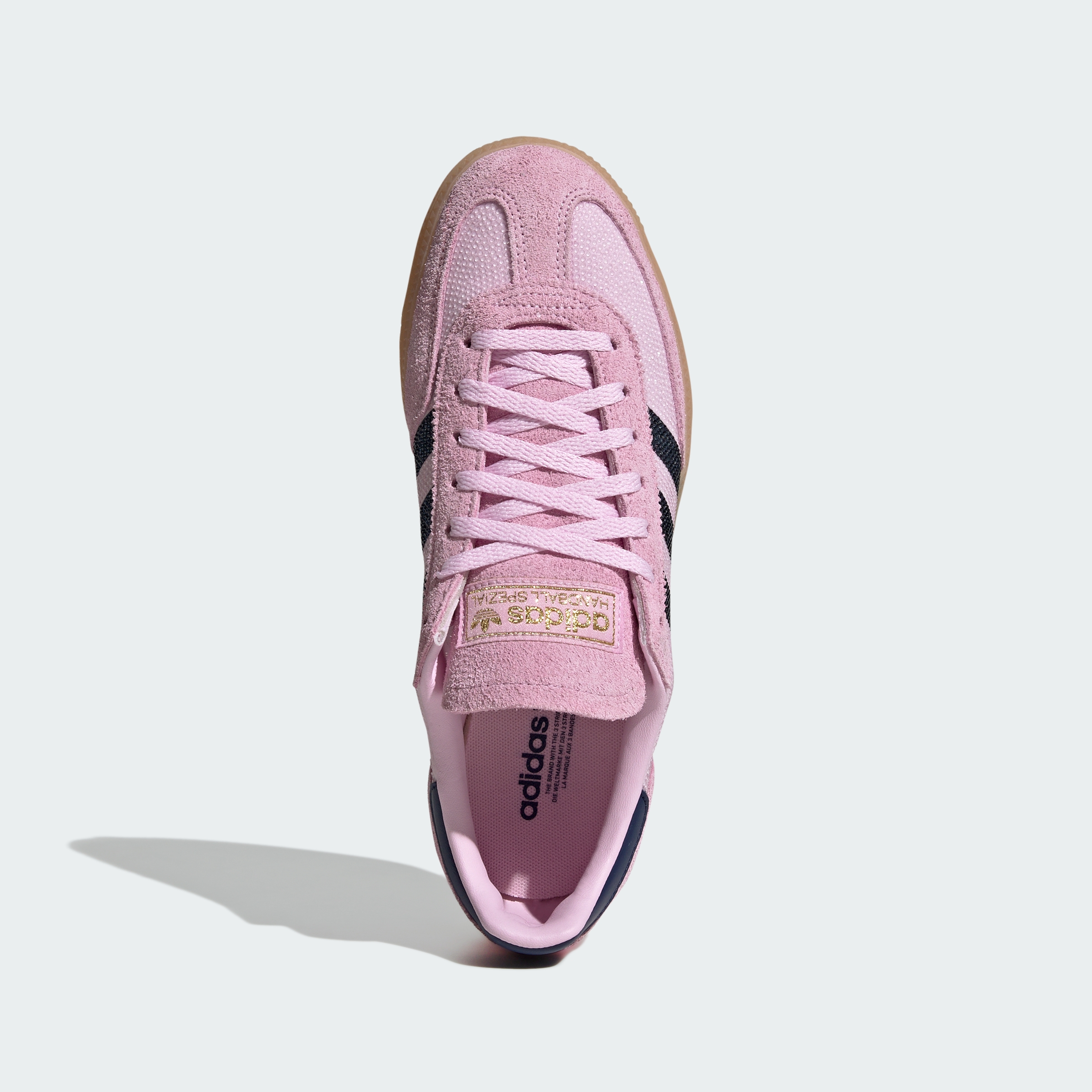 adidas HANDBALL SPEZIAL SHOES - Orchid Fusion / Dark Blue / Gold Metallic - View 4