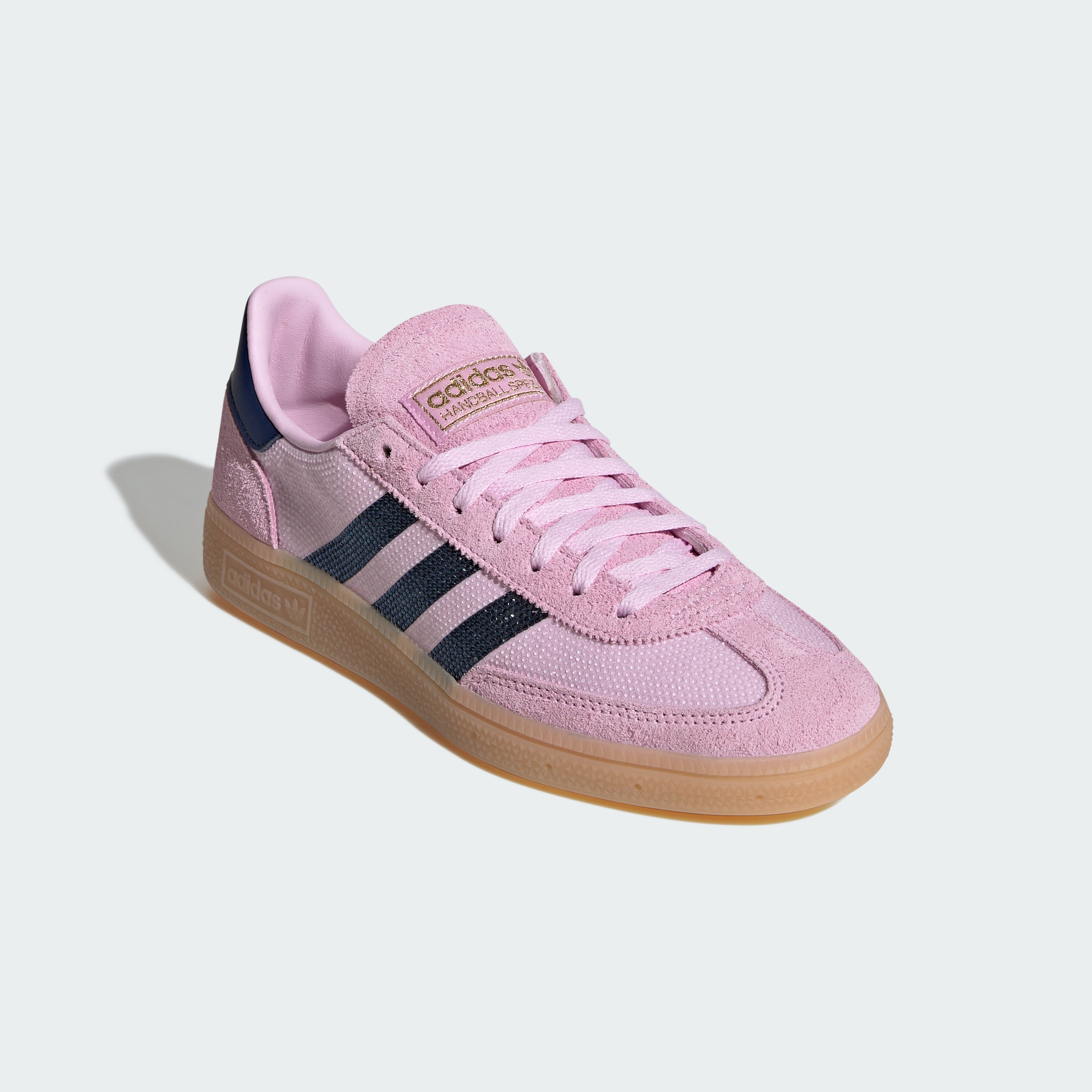 adidas HANDBALL SPEZIAL SHOES - Orchid Fusion / Dark Blue / Gold Metallic - View 6