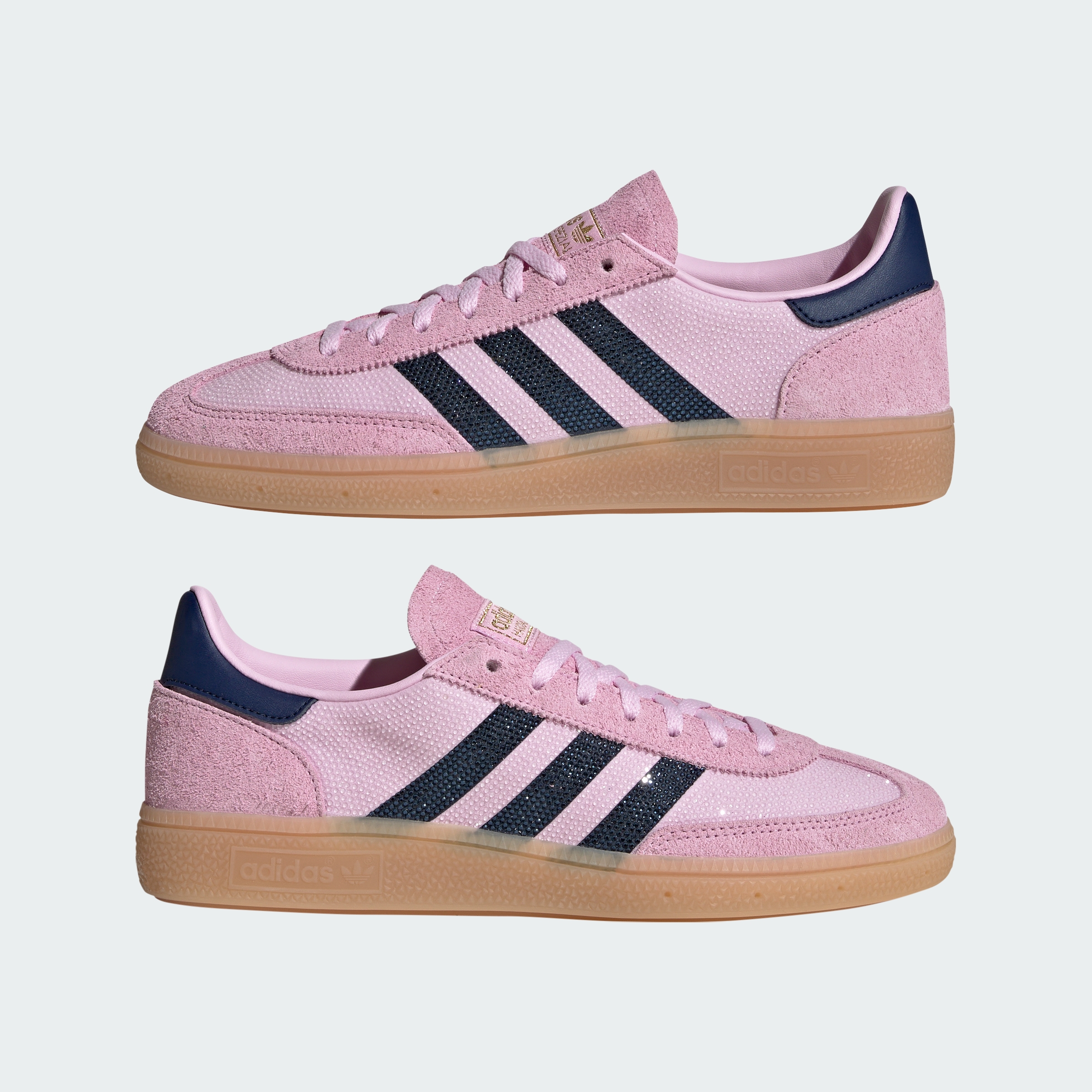 adidas HANDBALL SPEZIAL SHOES - Orchid Fusion / Dark Blue / Gold Metallic - View 9