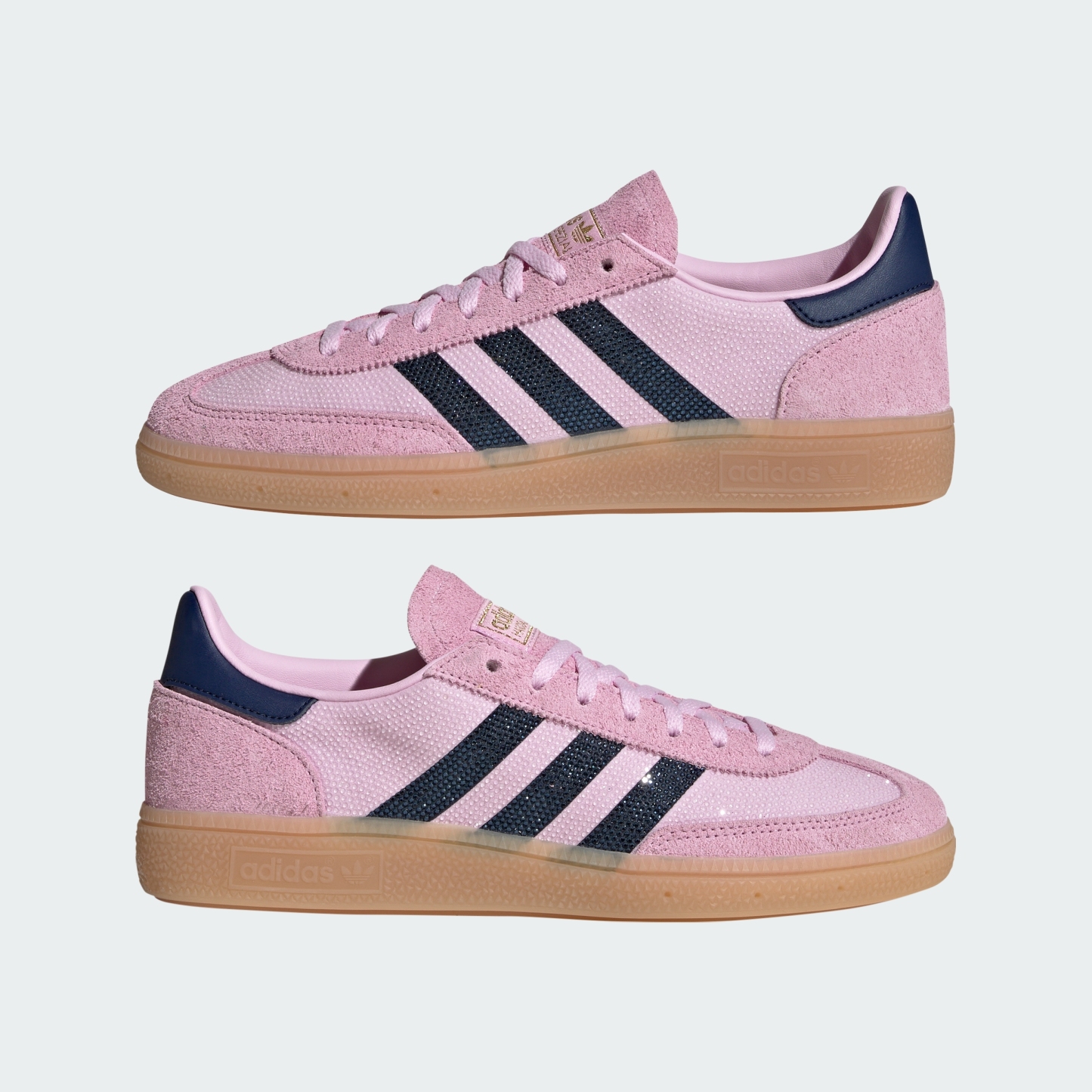 adidas HANDBALL SPEZIAL SHOES - Orchid Fusion / Dark Blue / Gold Metallic - View 9