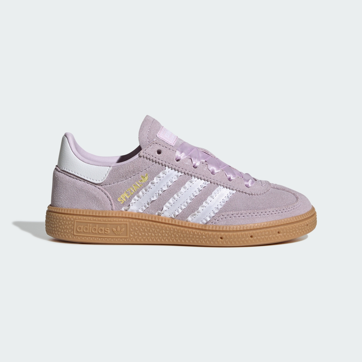 adidas HANDBALL SPEZIAL SHOES - Ice Lavender / Cloud White / Gum - View 3