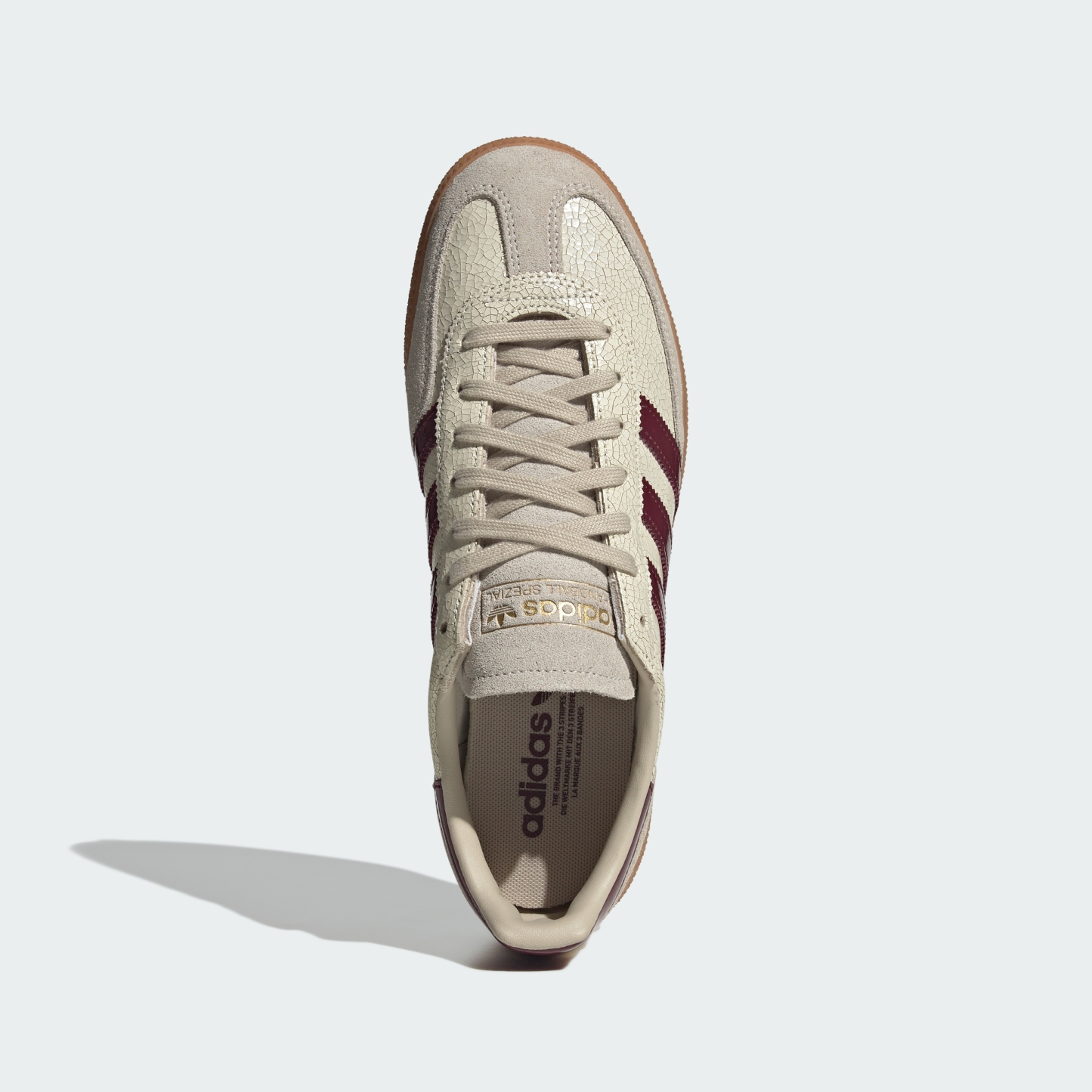 adidas HANDBALL SPEZIAL SHOES - Off White / Shadow Red / Gum - View 4