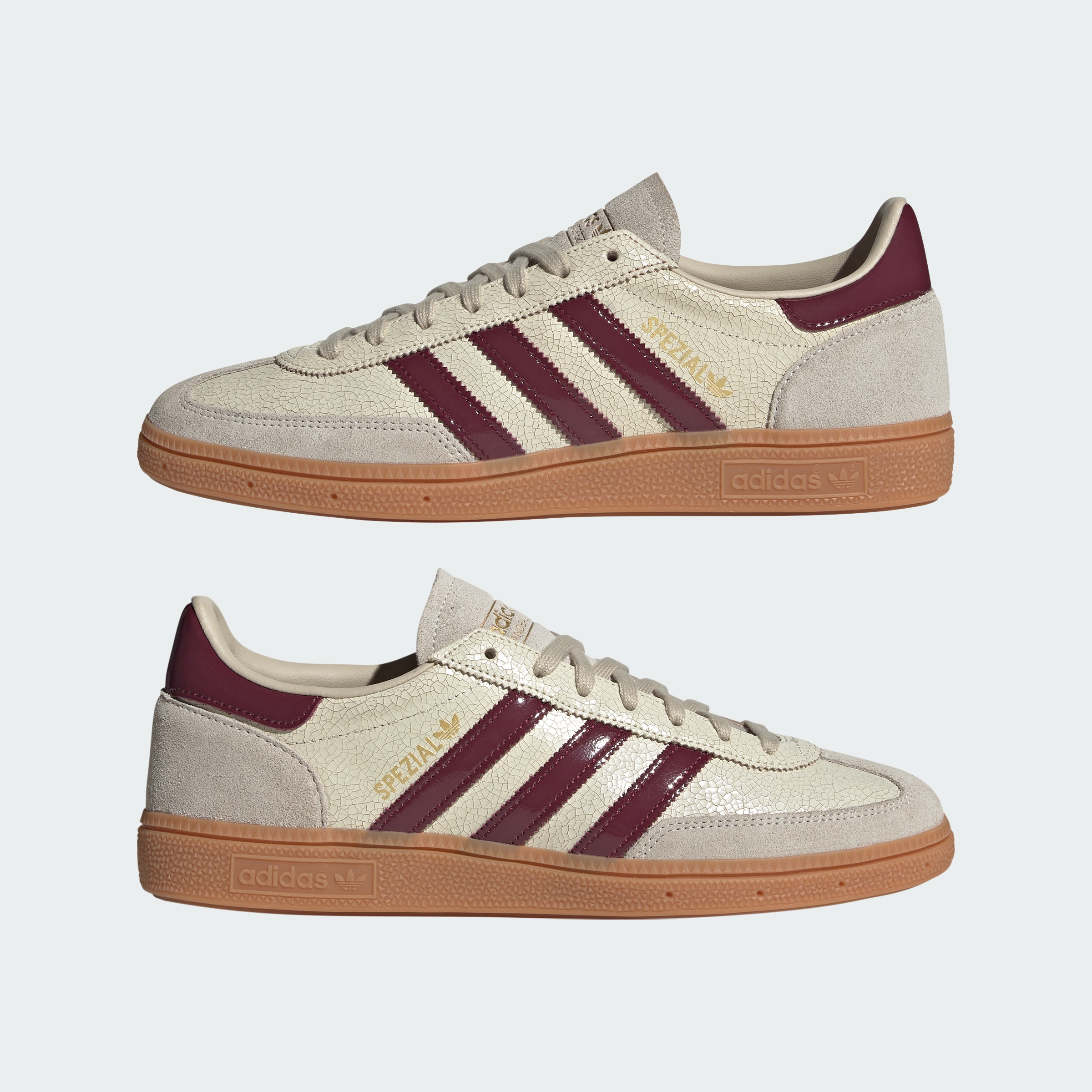 adidas HANDBALL SPEZIAL SHOES - Off White / Shadow Red / Gum - View 9