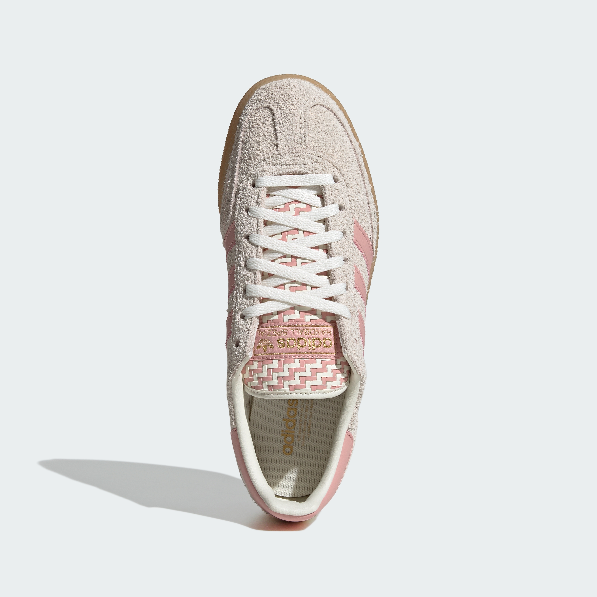 adidas HANDBALL SPEZIAL SHOES - Off White / Wonder Mauve / Gold Metallic - View 4