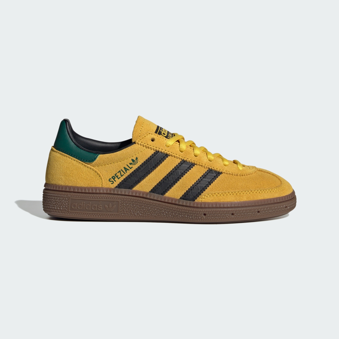 adidas HANDBALL SPEZIAL SHOES - Eqt Yellow / Core Black / Gum - View 3