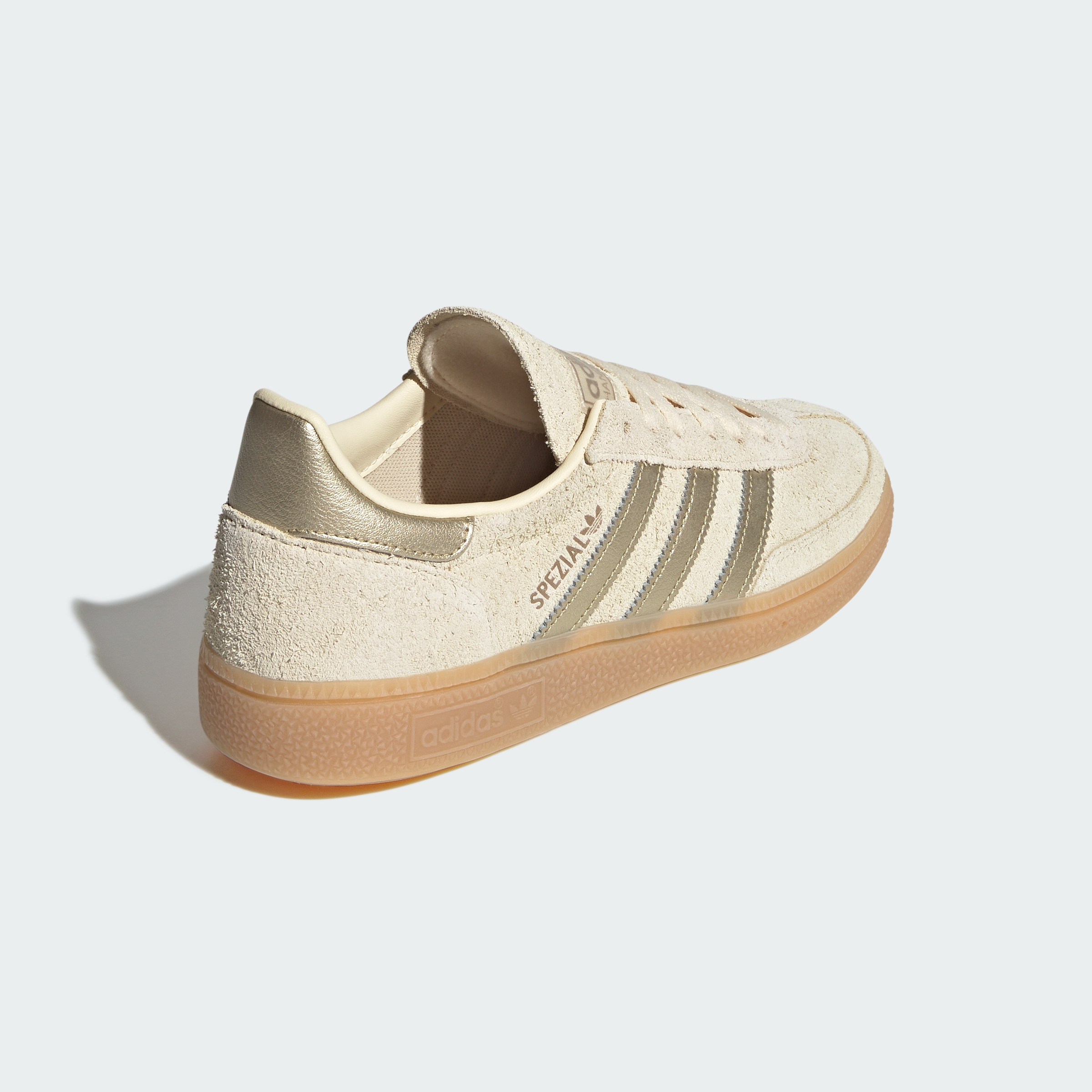adidas HANDBALL SPEZIAL SHOES - Warm Vanilla / Thermal Chrome / Gum - View 6
