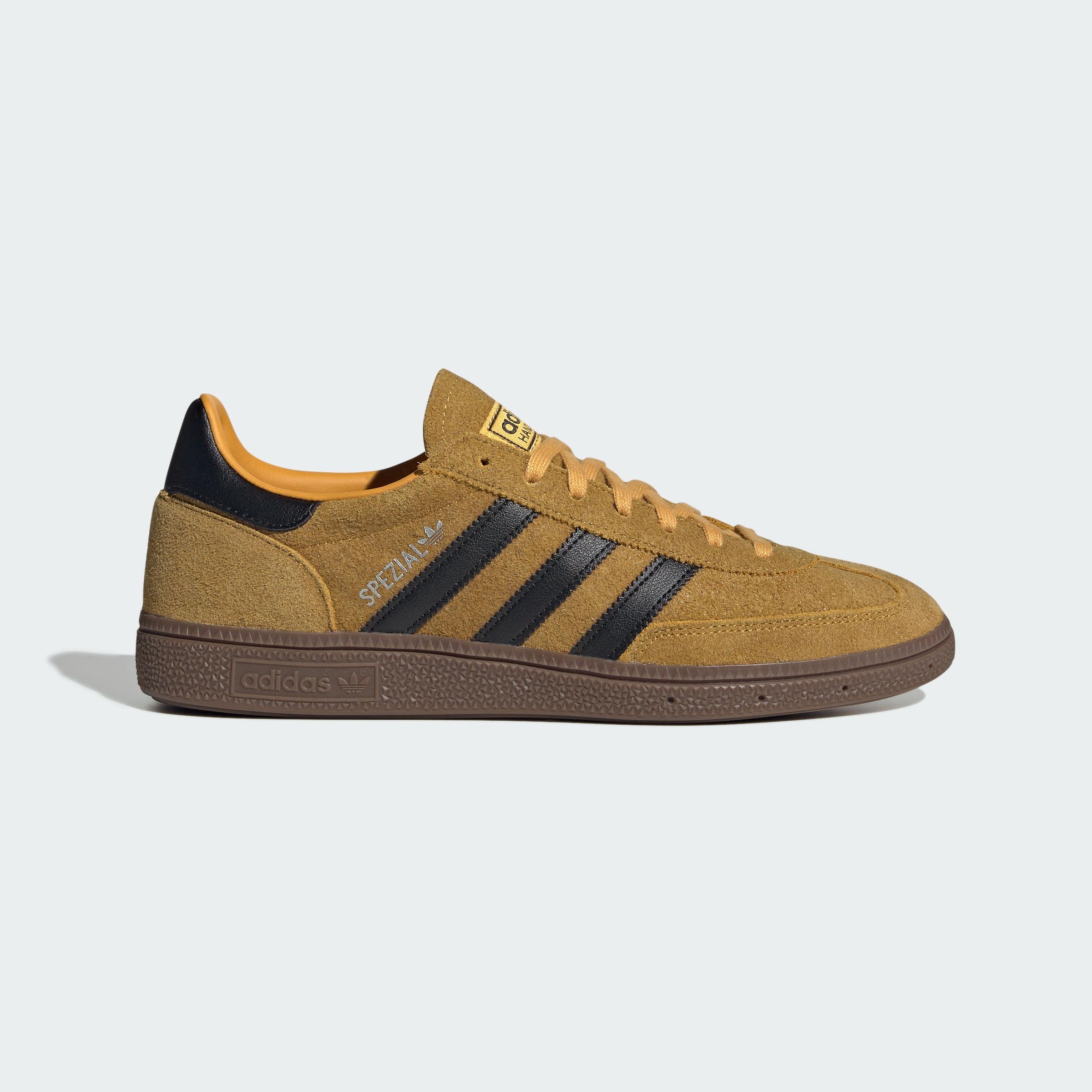 adidas HANDBALL SPEZIAL SHOES - Victory Gold / Core Black / Gum - View 3