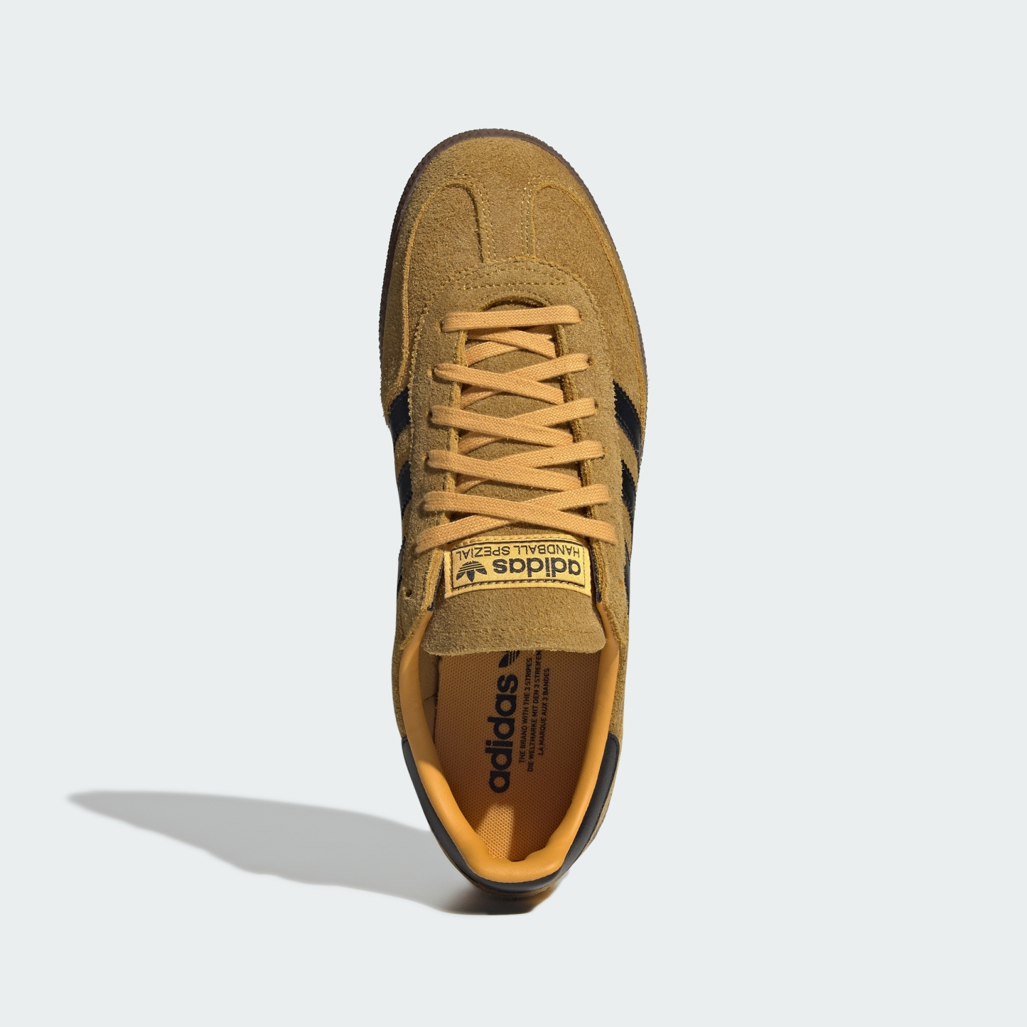 adidas HANDBALL SPEZIAL SHOES - Victory Gold / Core Black / Gum - View 2
