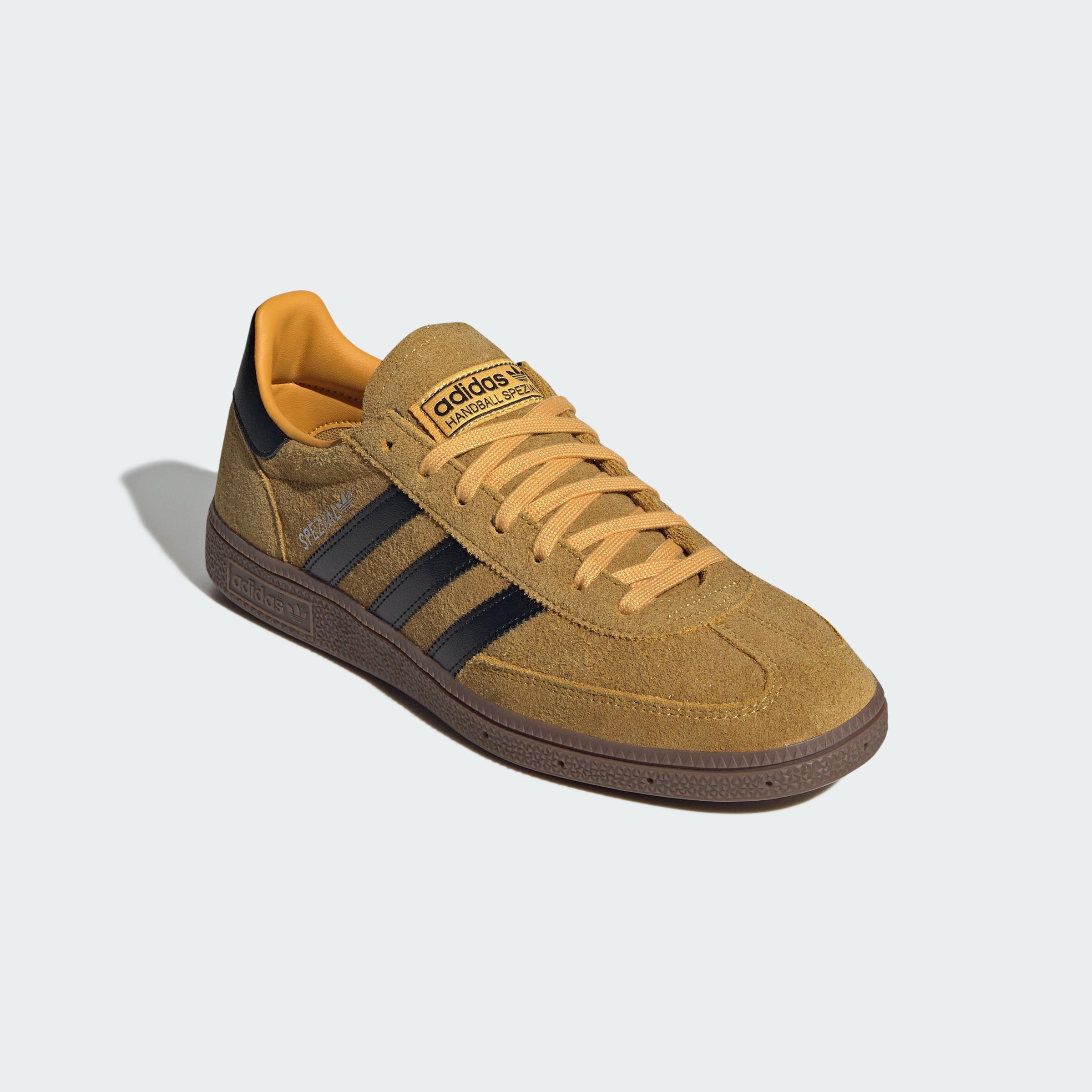 adidas HANDBALL SPEZIAL SHOES - Victory Gold / Core Black / Gum - View 5