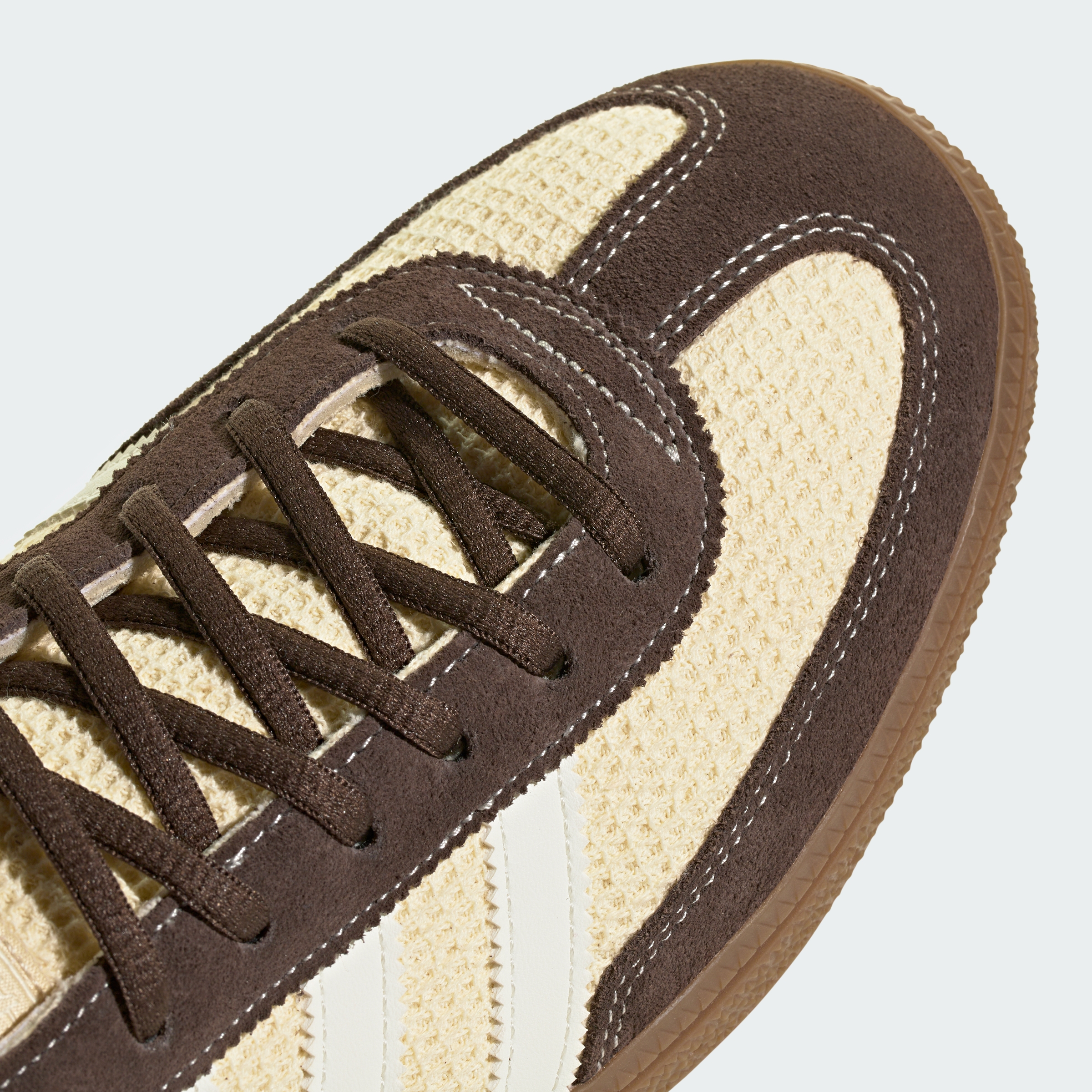 adidas HANDBALL SPEZIAL SHOES - Warm Vanilla / Off White / Dark Brown - View 11