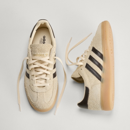 adidas HANDBALL SPEZIAL SHOES - Warm Vanilla / Aurora Coffee / Gold Metallic - View 4