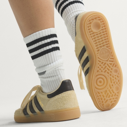 adidas HANDBALL SPEZIAL SHOES - Warm Vanilla / Aurora Coffee / Gold Metallic - View 7